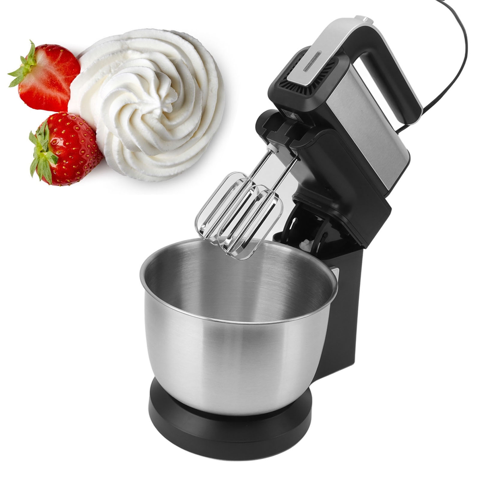 Multifunktionale Küchenmaschine, 500 W, Großes 3-liter-fassungsvermögen, Schneebesen, Knethaken, Füllmischer, Europäischer Standard 220 V