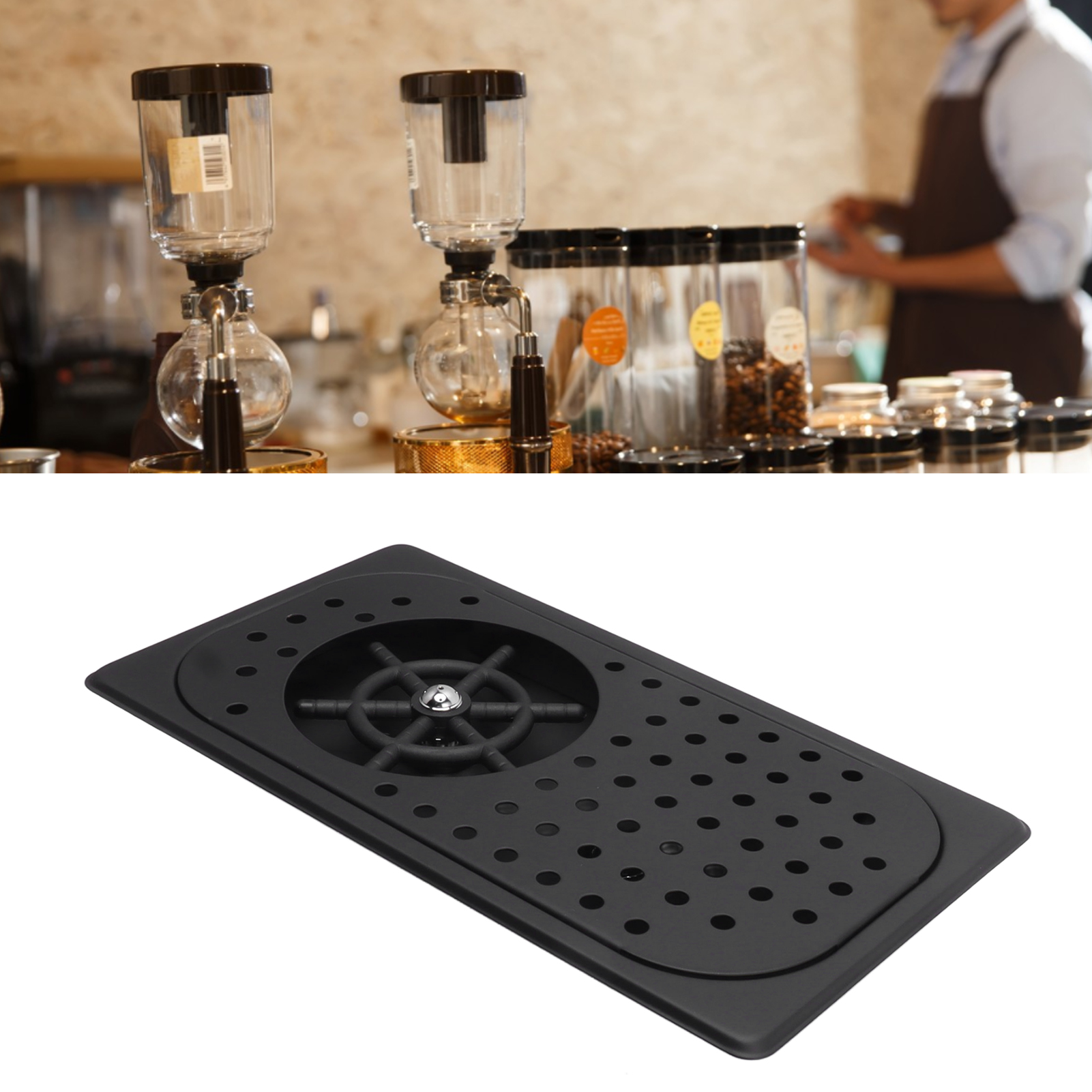 Tassenspülmaschine Aus Edelstahl 304 Für Bars, Teestuben Und Cafés – Integrierter Hochdruck-wasserstrahlfilter Mit Sieb – Schwarz (modell A)