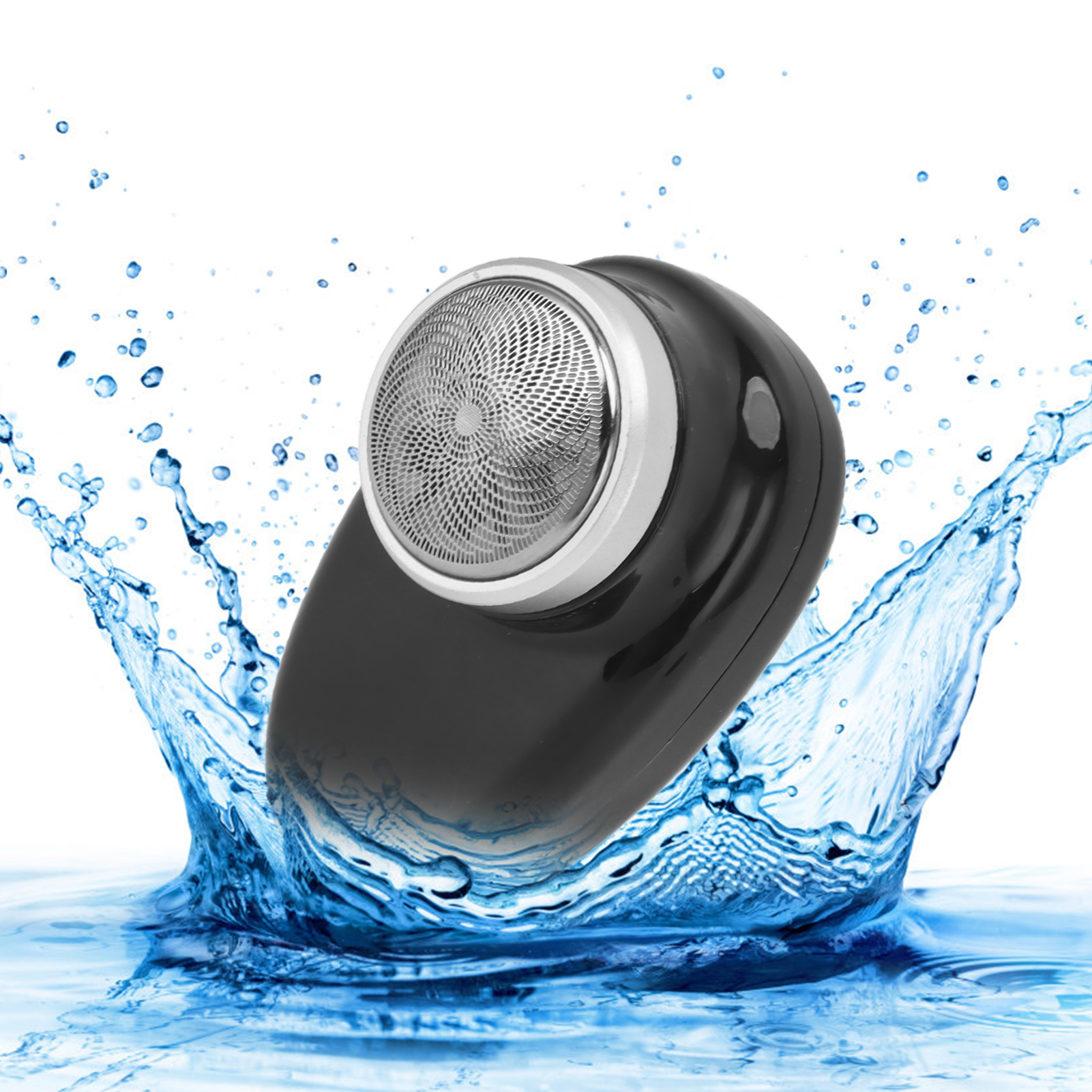 Mini-elektrorasierer, Tragbarer Rasierer Für Männer, Usb-aufladbar, Schwarz.
