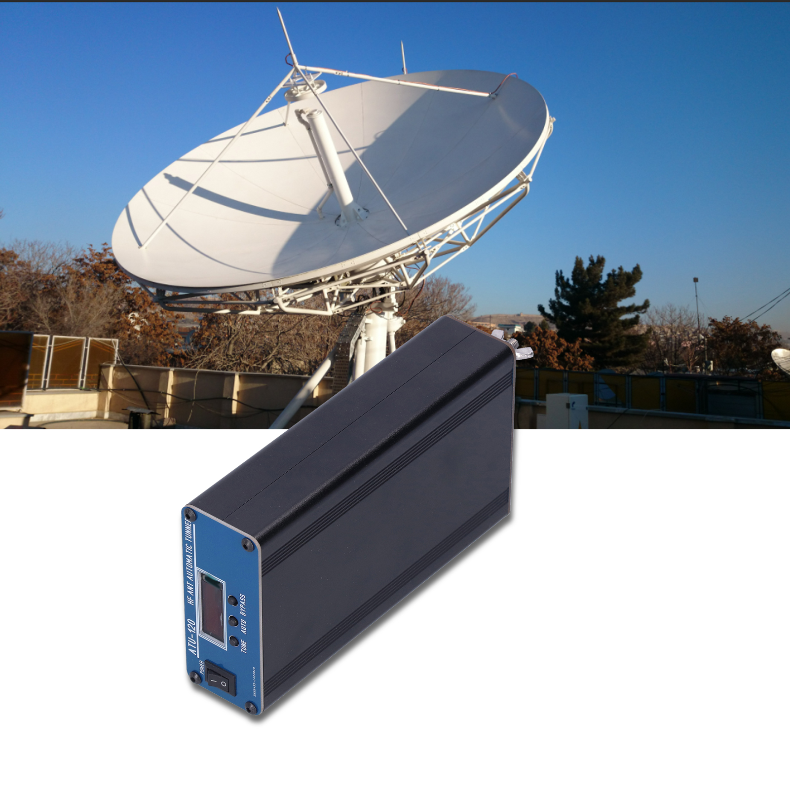 Miniatur-kurzwellenantennentuner 100w, Universaltyp Atu-120