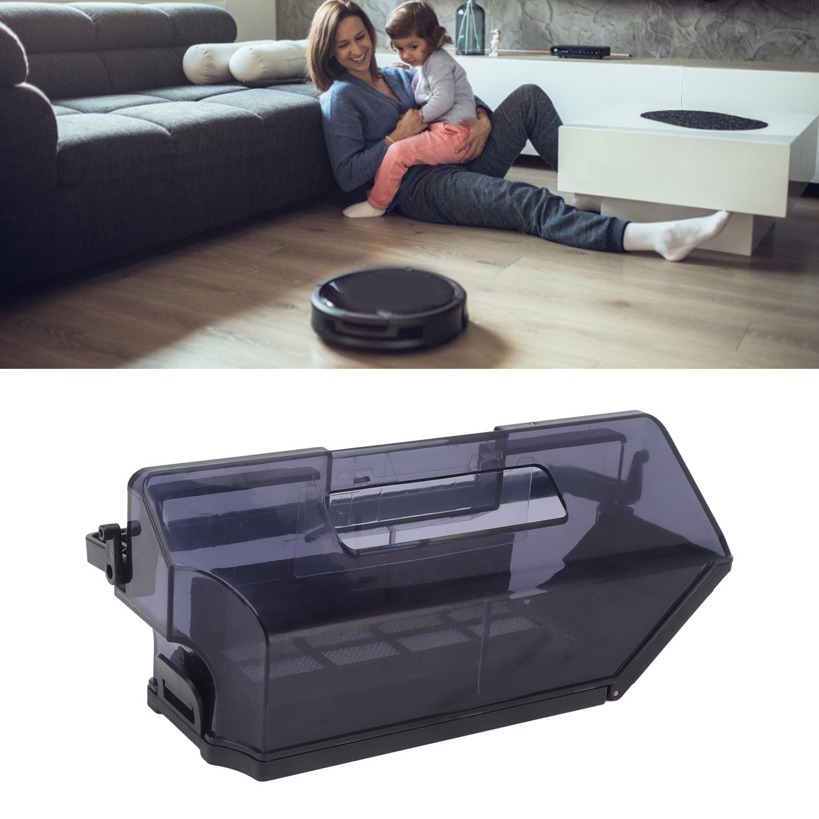 Kompatibel Mit Dem Ecovacs Deebot X1 Omni/tubrot10 Staubbehälter/abfallbox/staubauffangbehälter (schwarz)