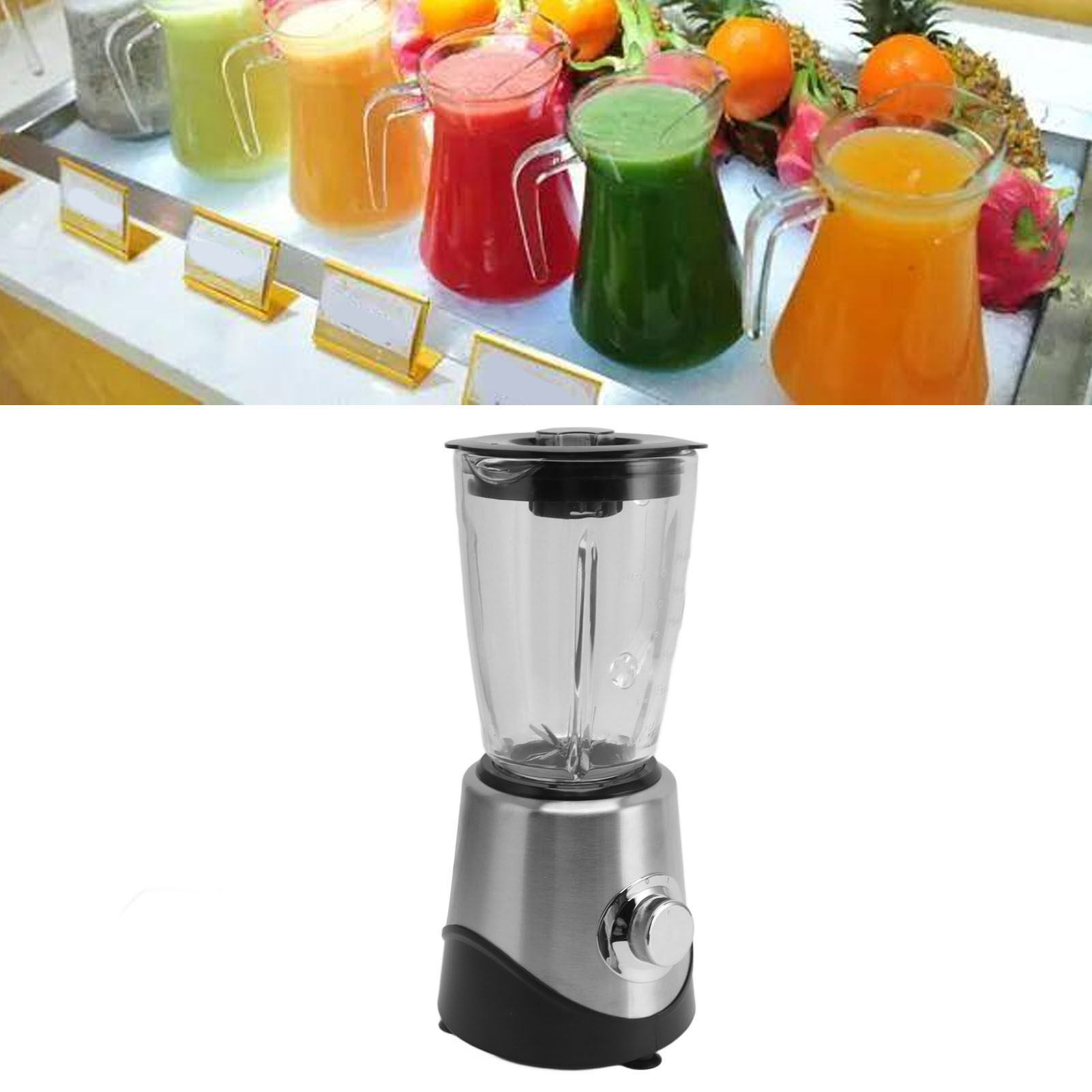 1000-watt-haushaltsmixer, 15 Liter Fassungsvermögen, Küchenmaschine, Entsafter, Eiscrusher, Smoothie-maker, Hochleistungsmixer, Europäischer Standard 220 V