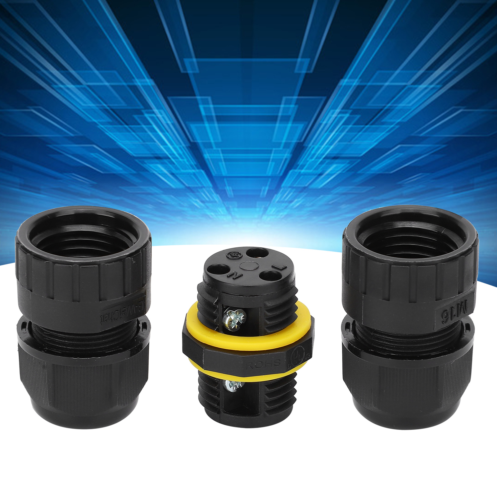 Wasserdichter Stecker M16-3p7-10 Mm