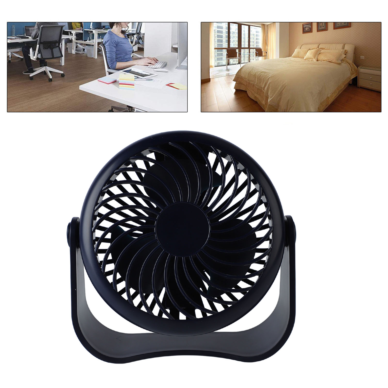 Leiser, Wiederaufladbarer Und Tragbarer Tischventilator, Mini-usb-ventilator Mit Eingebautem Akku. Inklusive Eingebautem Akku.