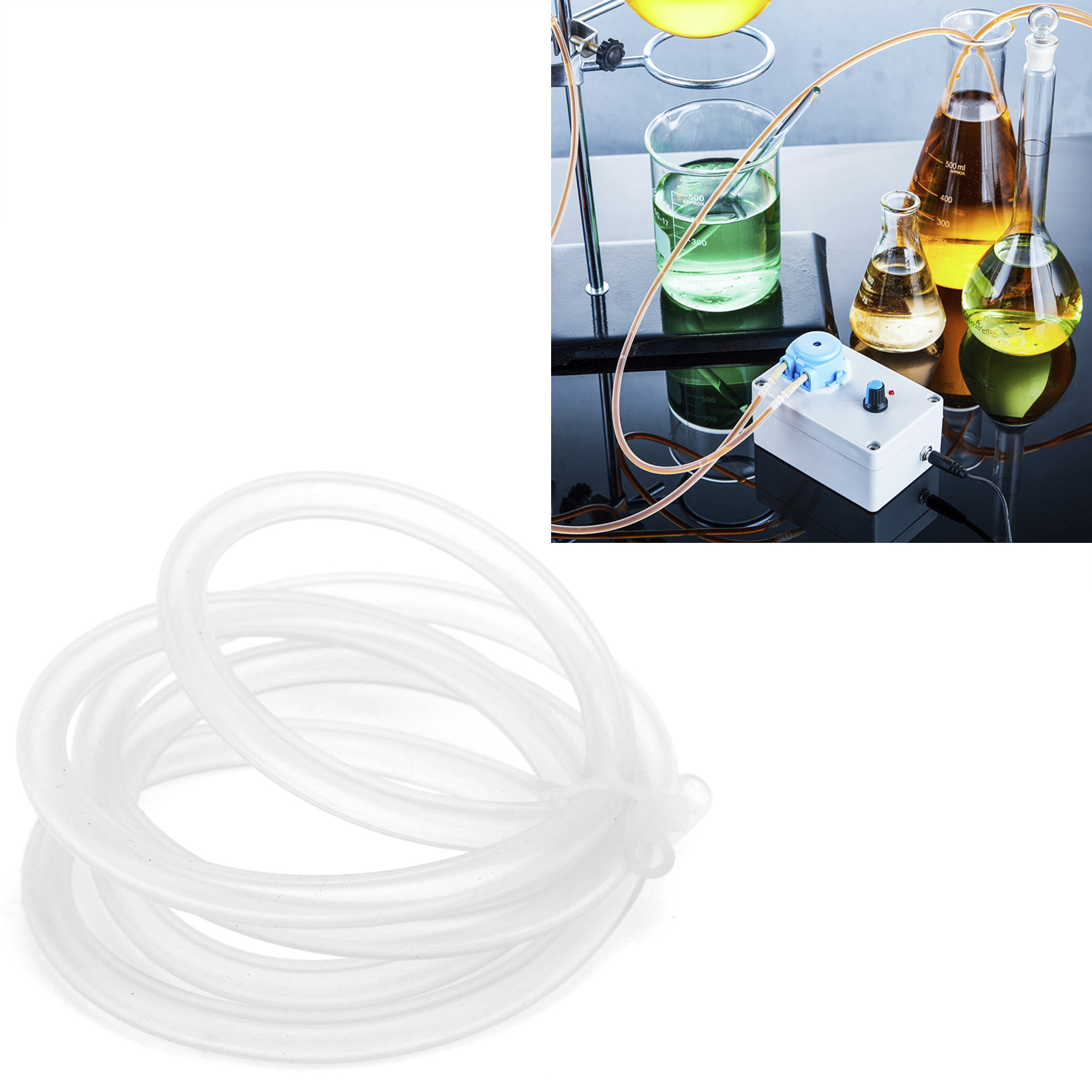 Transparenter Silikonschlauch Für Peristaltikpumpen, 3,2 Mm X 6,4 Mm
