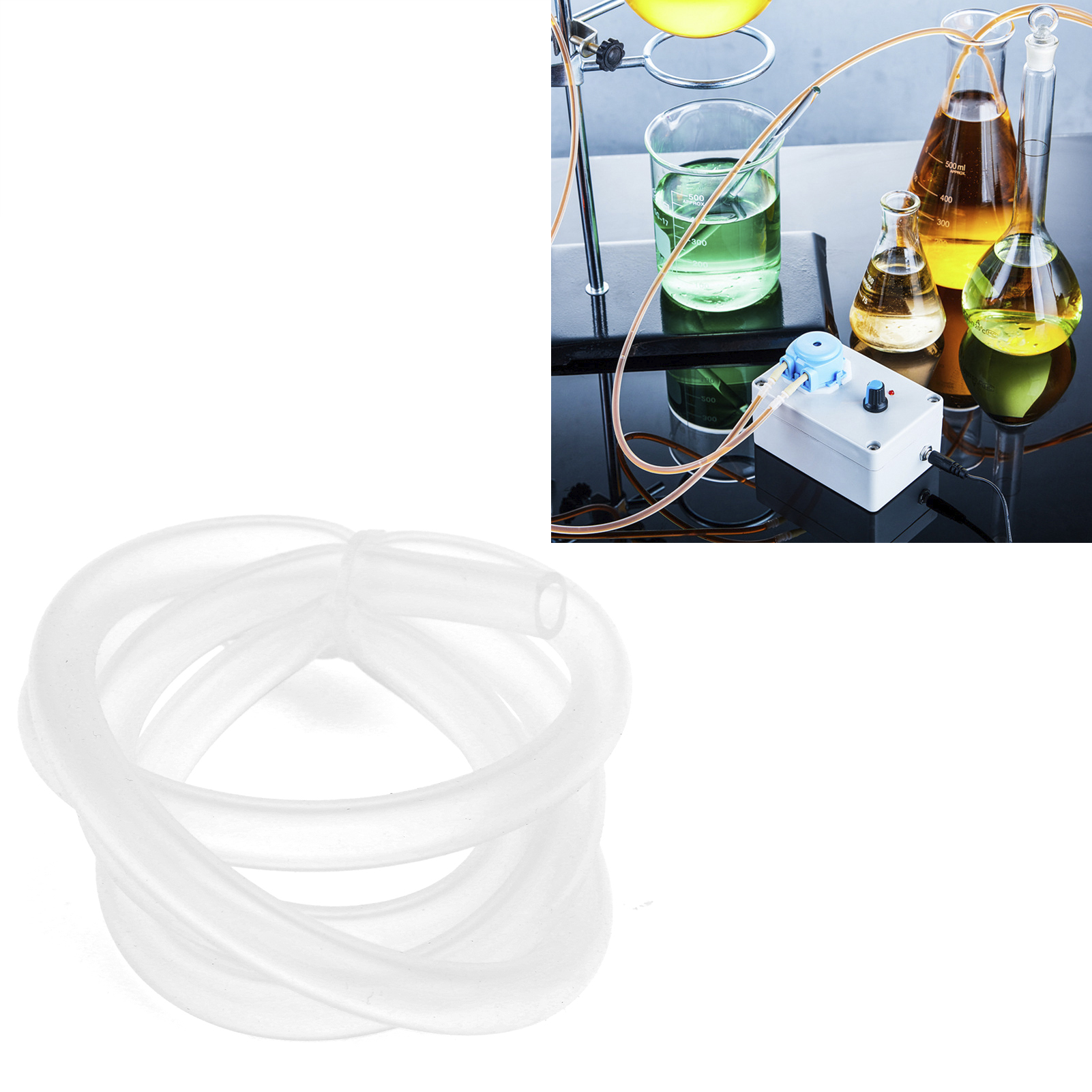 Transparenter Silikonschlauch Für Peristaltikpumpen, 6,4 Mm X 9,6 Mm