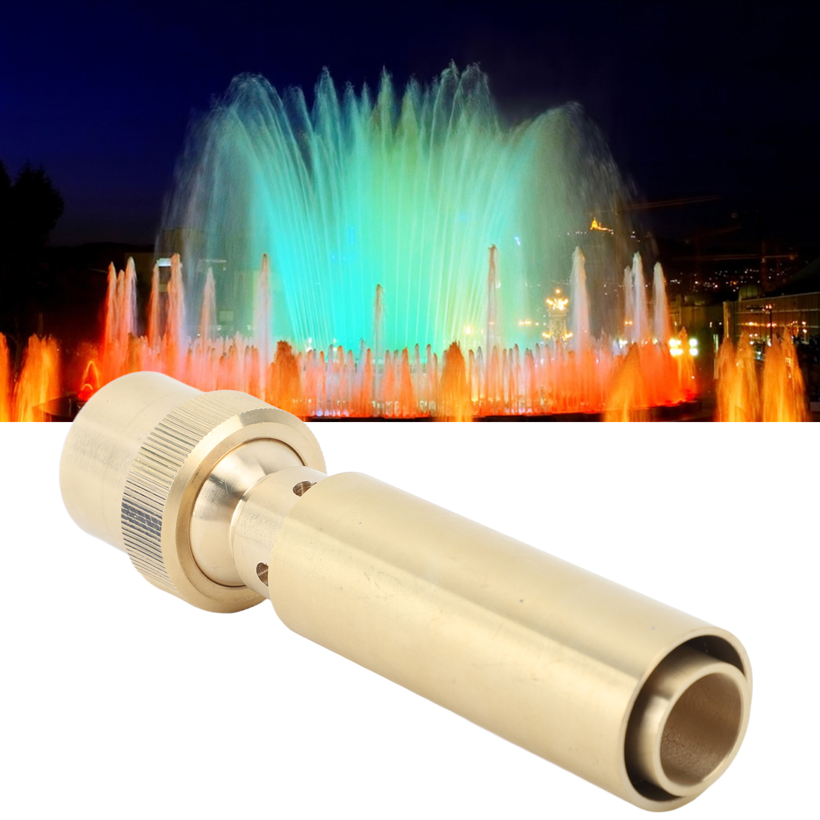 Vollkupfer-belüftungsdüse Für Wasserstrahlen, Düse Für Wasserlandschaftsgestaltung, Springbrunnenausrüstung, Springbrunnendesign G3/4