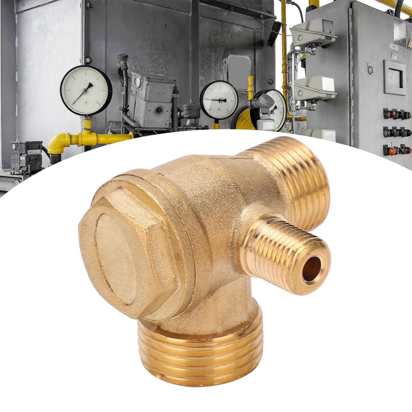 Einweg-rückschlagventil 1/23/8 Angefast10 Mm Für 1100 W Luftkompressor, Leiser Ölfreier Kompressor.