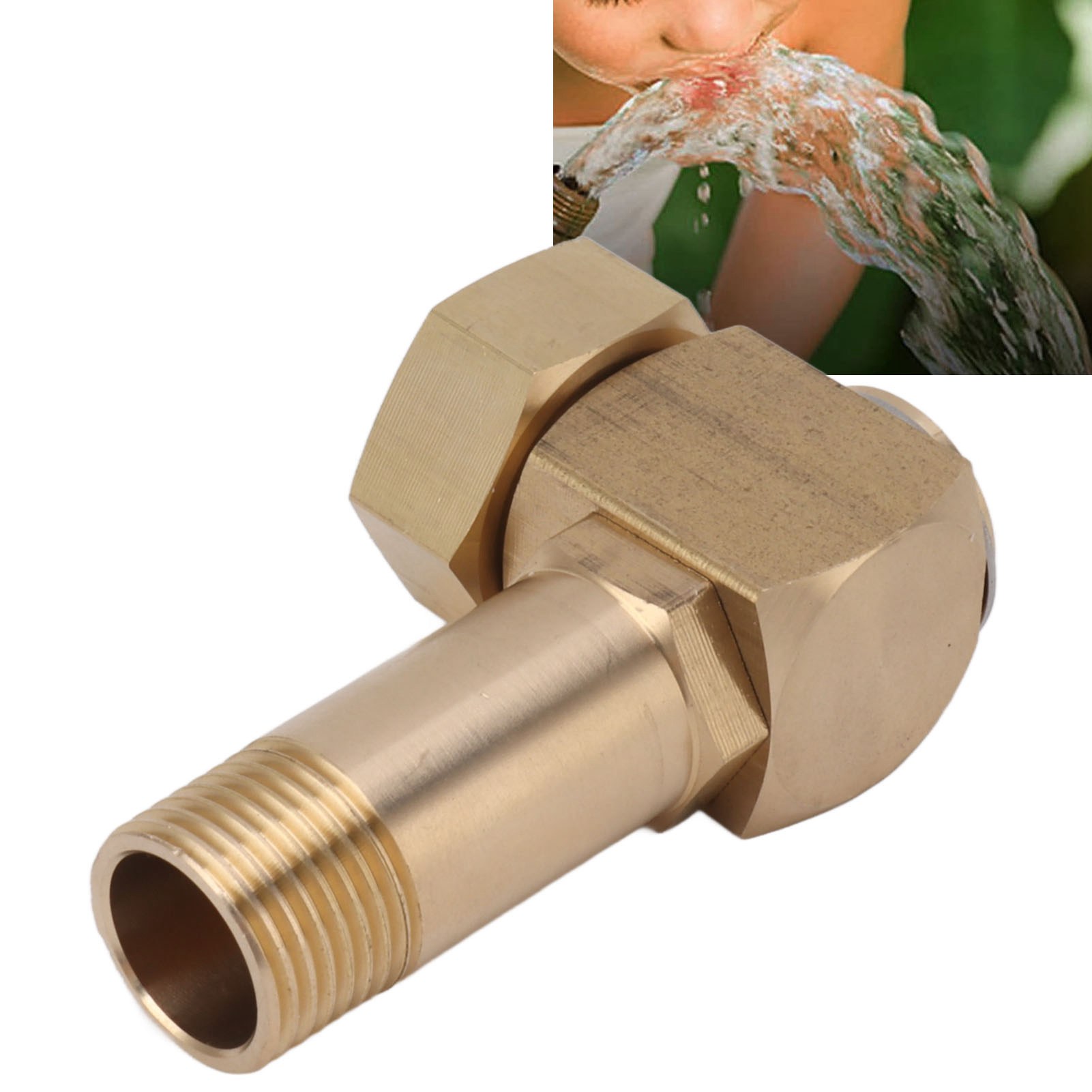 G1/2 Gartenschlauchadapter, Messing-ersatzteil, Drehverbinder
