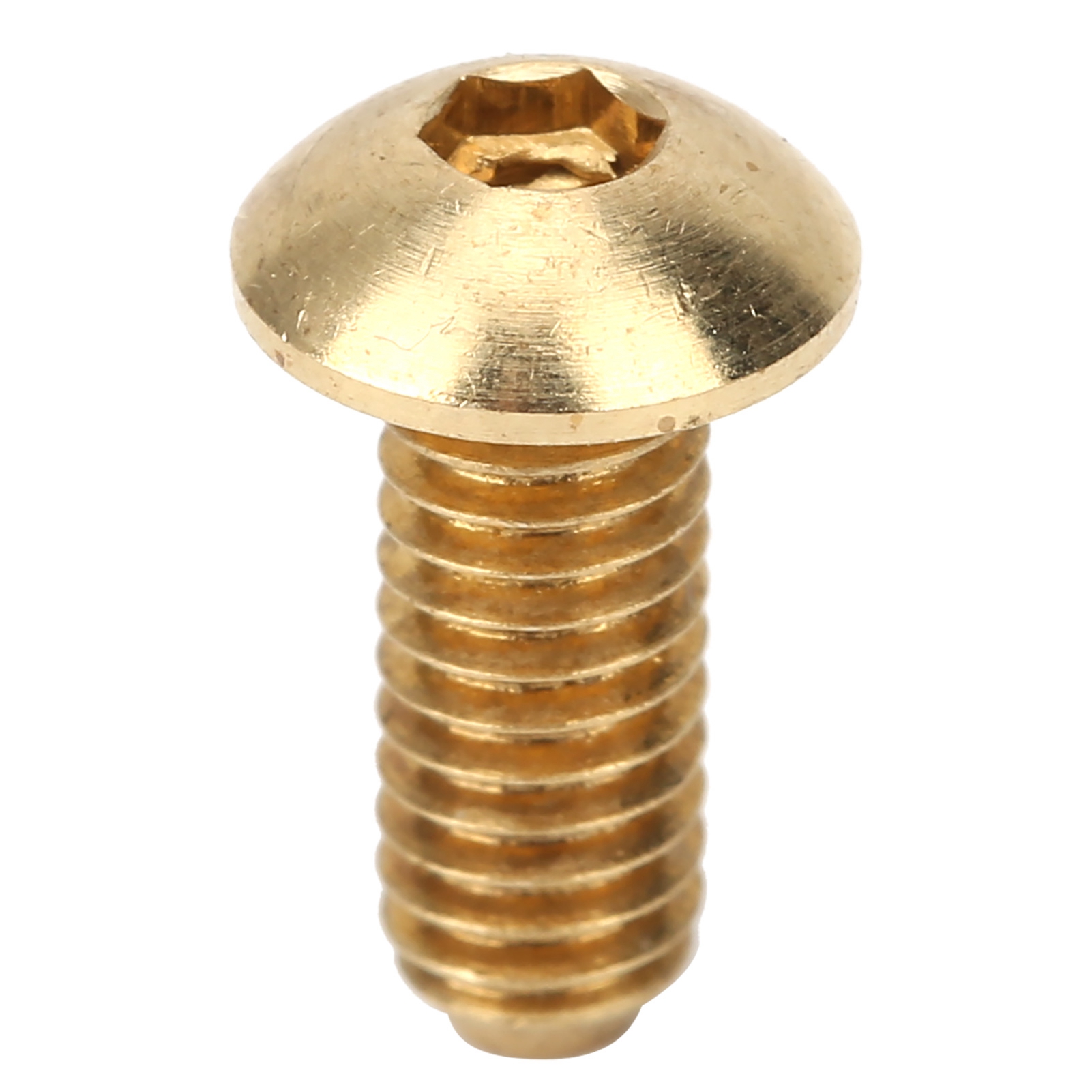 Halbkreisförmige Innensechskantschraube Aus Reinem Kupfer, M4 X 10 Mm