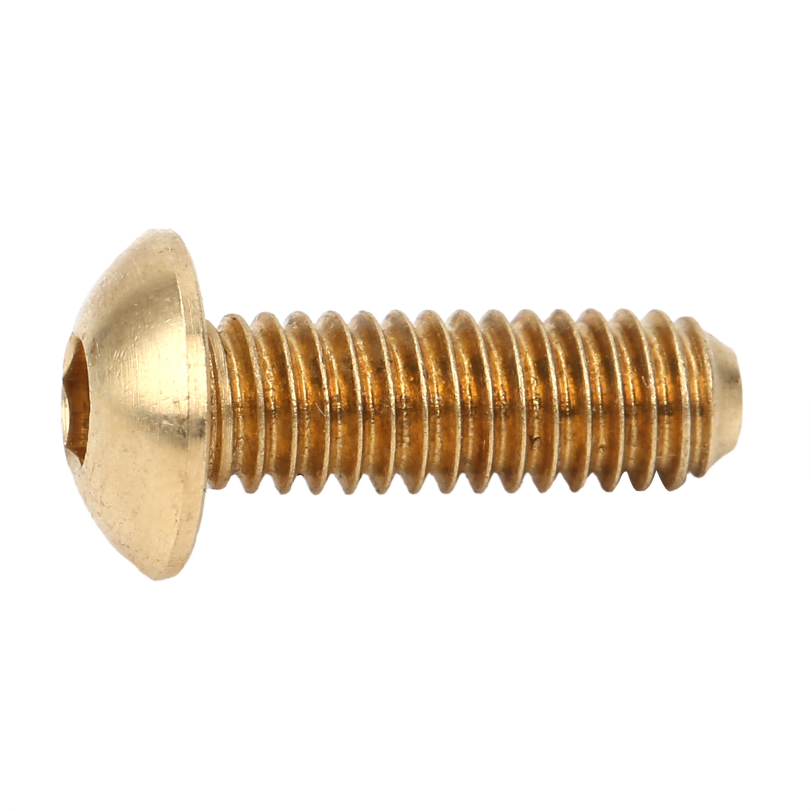 Halbkreisförmige Innensechskantschraube Aus Reinem Kupfer, M4 X 12 Mm
