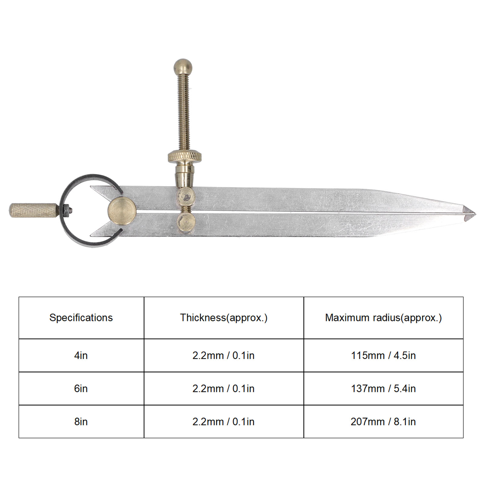 Abstandslehre, Montagezirkel, Holzbearbeitung, Messen, Kantenmarkierung, Lederwerkzeuge 4