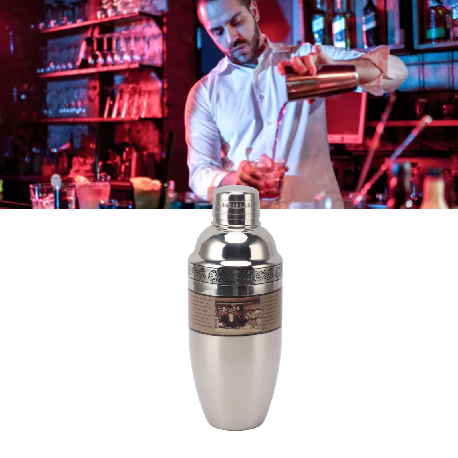 Weingläser Aus Edelstahl 304, Japanischer Stil, Amerikanischer Stil, Bostoner Stil, Cocktailshaker, Barmixer, Stil 2