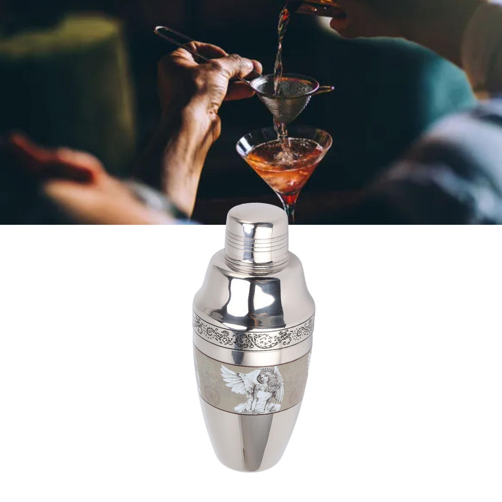 Weingläser Aus Edelstahl 304, Japanischer Stil, Amerikanischer Stil, Bostoner Stil, Cocktailshaker, Barshaker, Stil 1