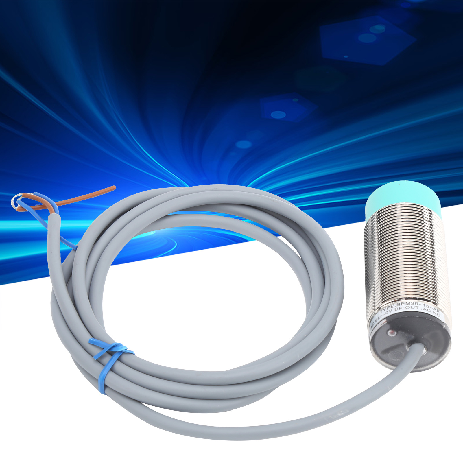 Berm® Zylindrischer Näherungsschalter, Zweiadrig, Bem30-15-ak, 90–250 V Ac