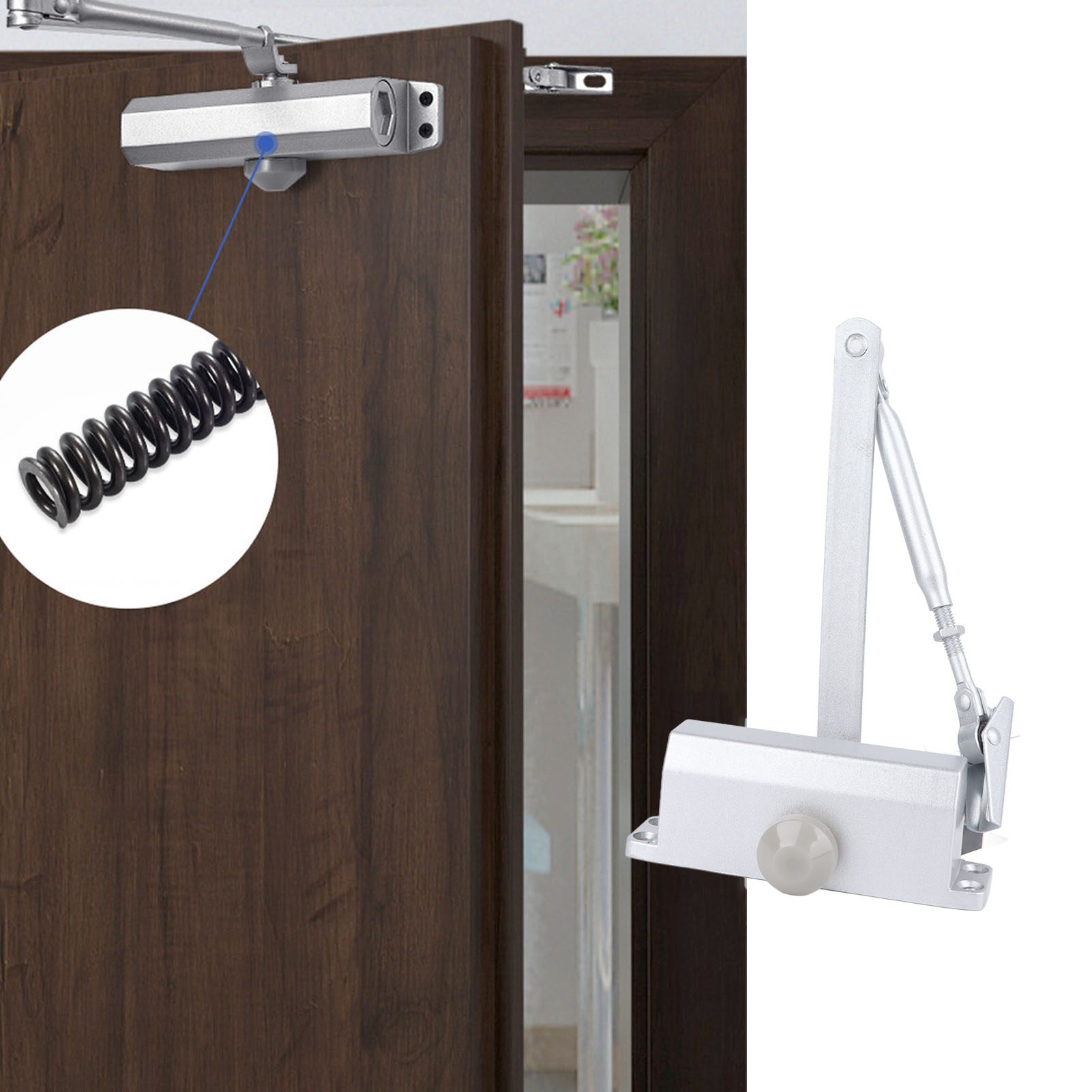 Automatischer Türschließer, Einfacher Und Leiser Türöffner, Geeignet Für Gewerbliche Und Private Nutzung, Geeignet Für Türen Mit Einem Gewicht Von [gewichtsbereich Fehlt].