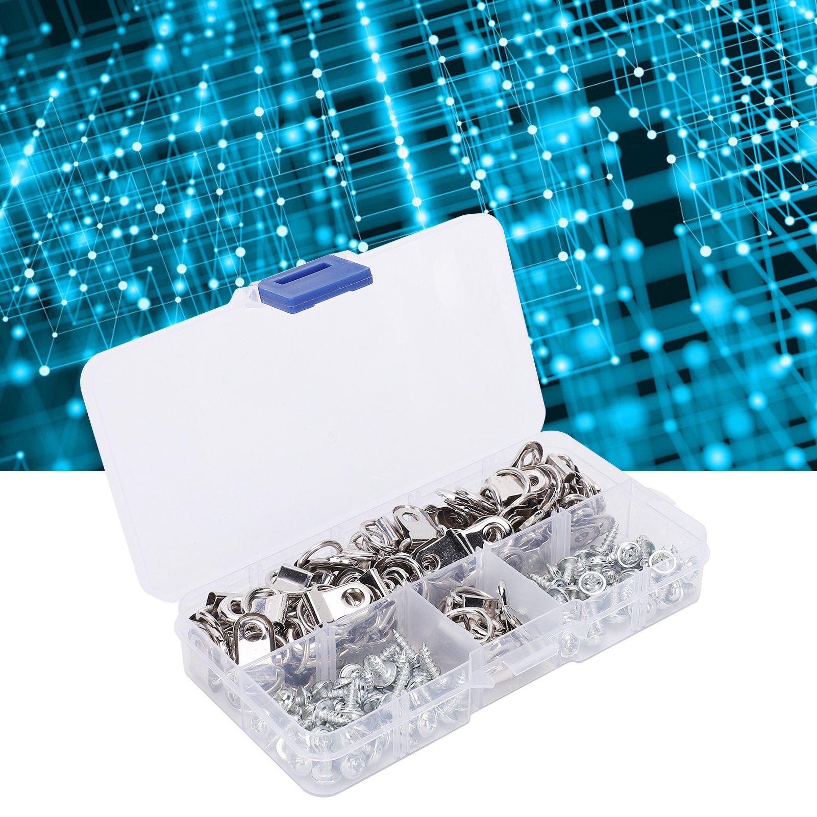 Set Mit 80 Wandhaken Und Ringen Für D-förmige Bilderrahmen
