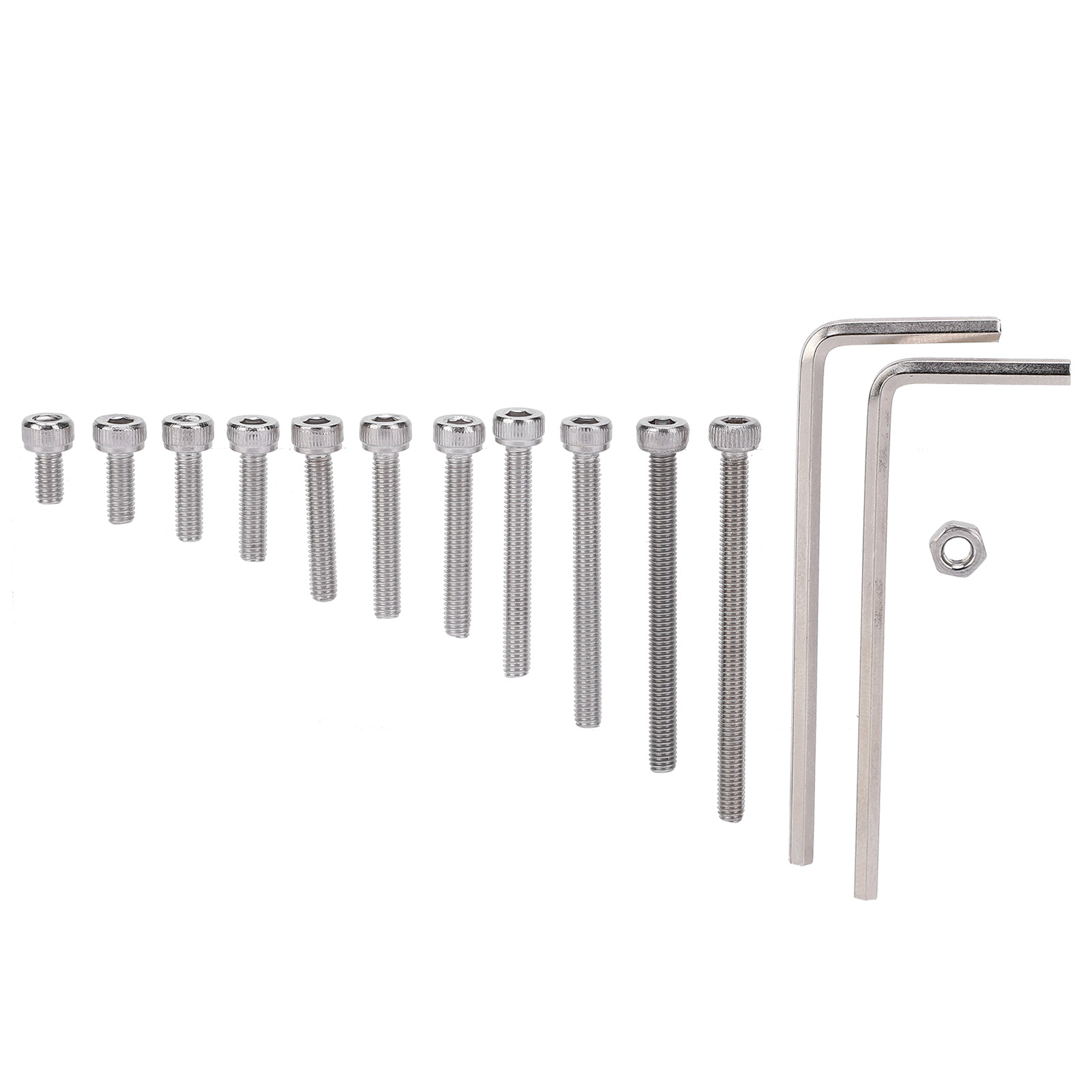 450 M3 Edelstahl 304 Sechskant-innensechskantschrauben Mit 2,5-mm-schlüssel (2er-packung)