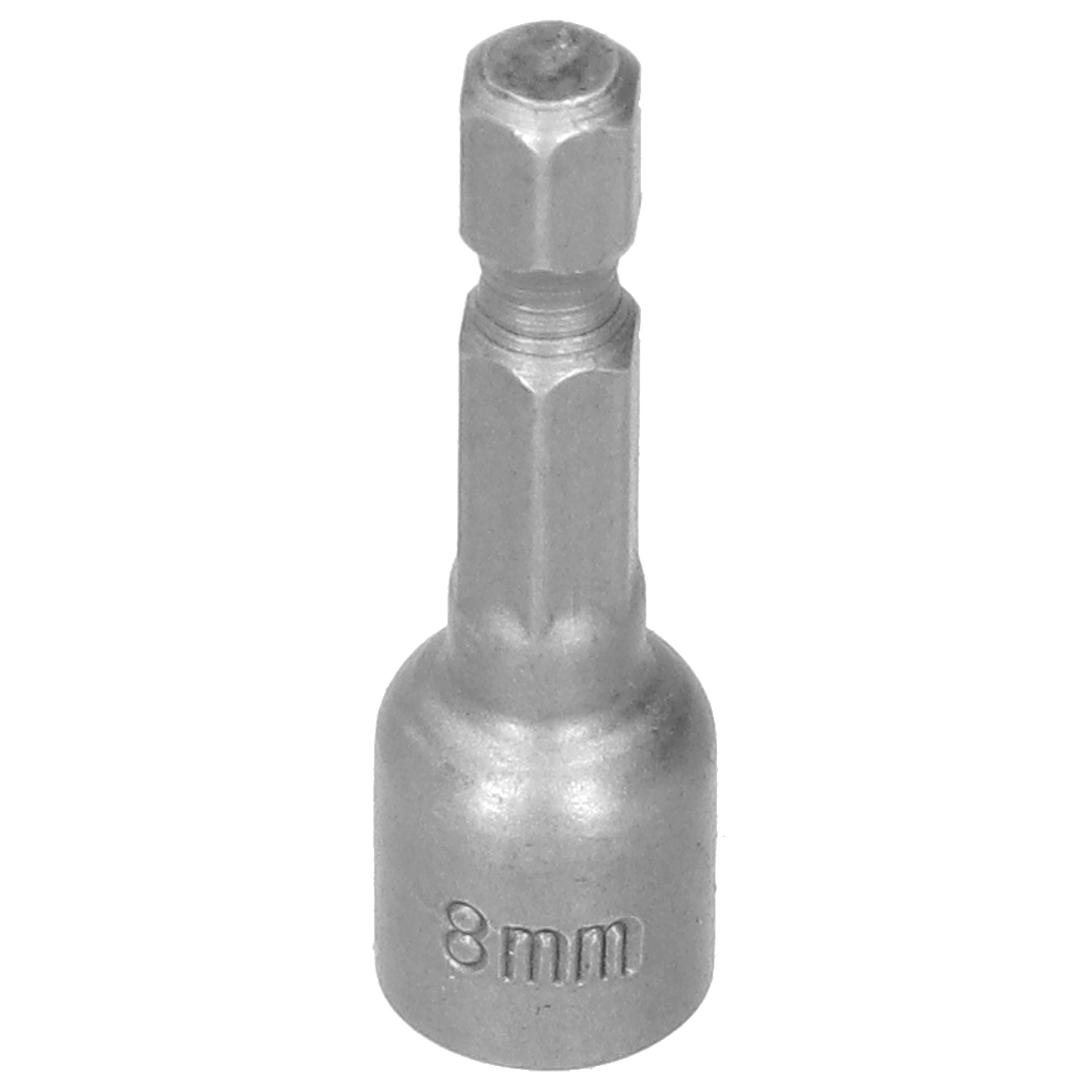 Sechskant-steckschlüssel 45 X 8 Mm Aus Chrom-vanadium-stahl Mit Starkem Magneten Und Hochfester Mutter, Bohrer Für Pistolenbohrer, Steckschlüssel Für Elektrische Drehmomentschlüssel, 10er-packung