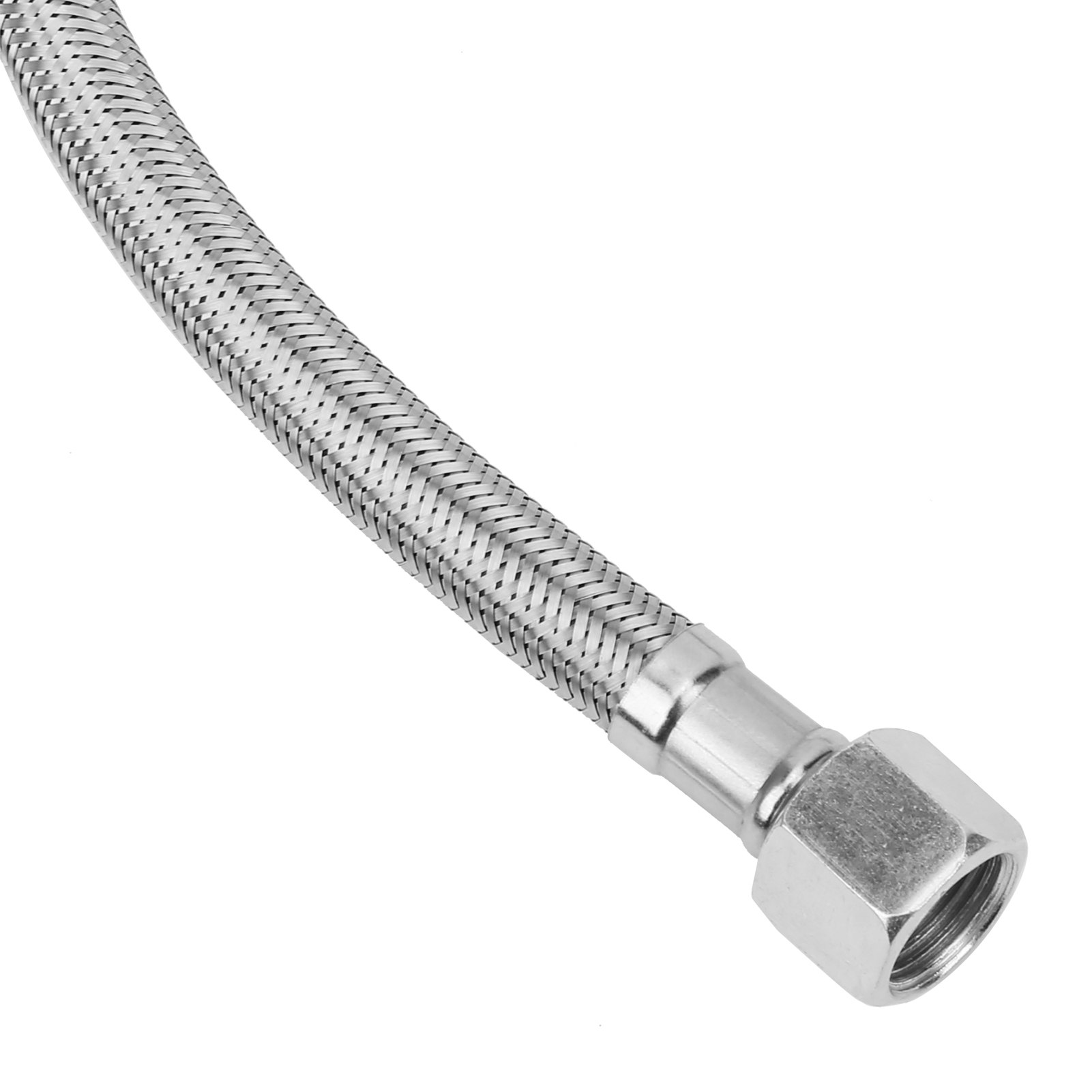 Ölfreier Metallschlauch Für Leisen Luftkompressor, 3/4-16-gewinde Mit Fase – 42 Cm