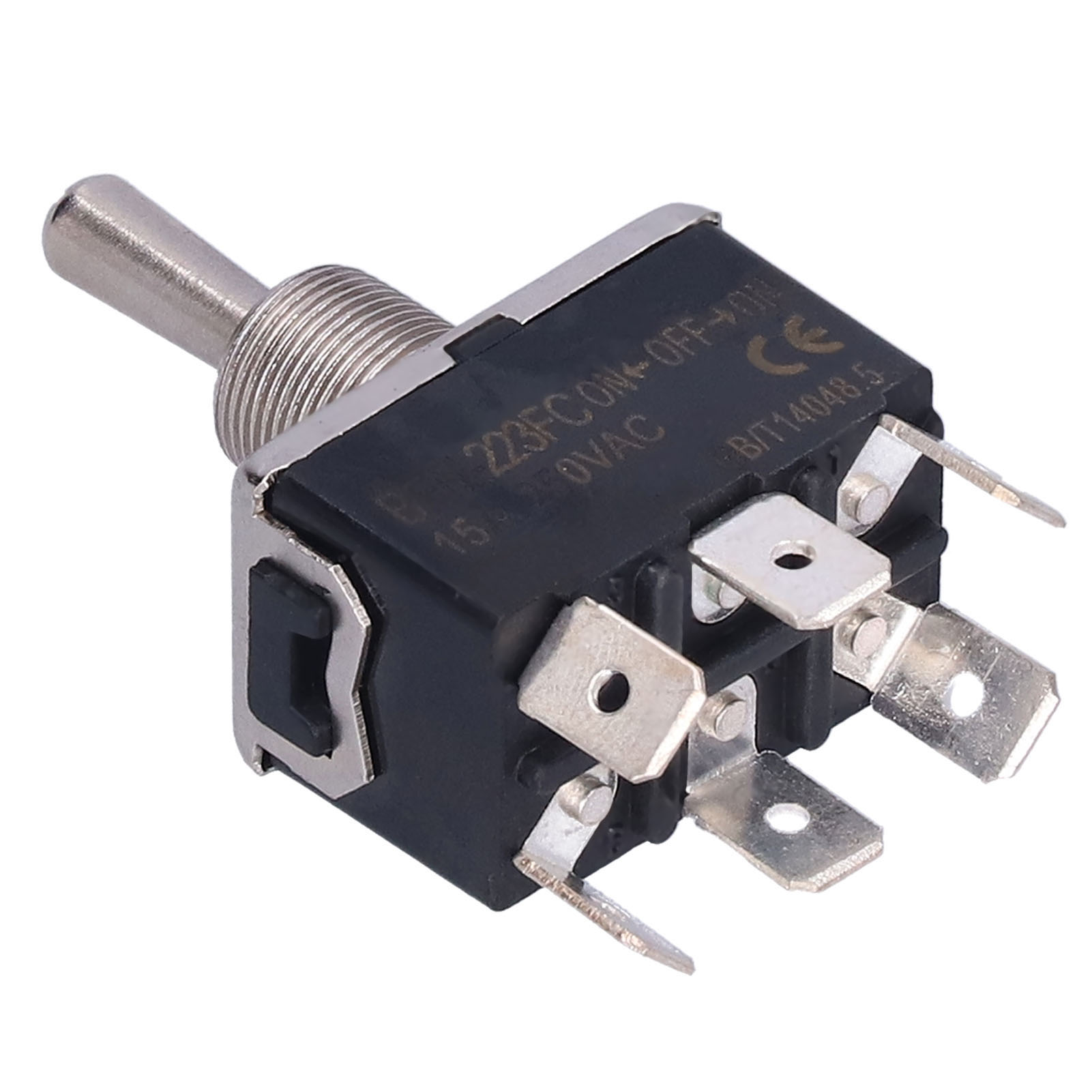 Berm@20pcs Bem-223fc 6-poliger 3-positionen-led-wippschalter (ein/aus/ein), 15 A, 250 V Wechselstrom