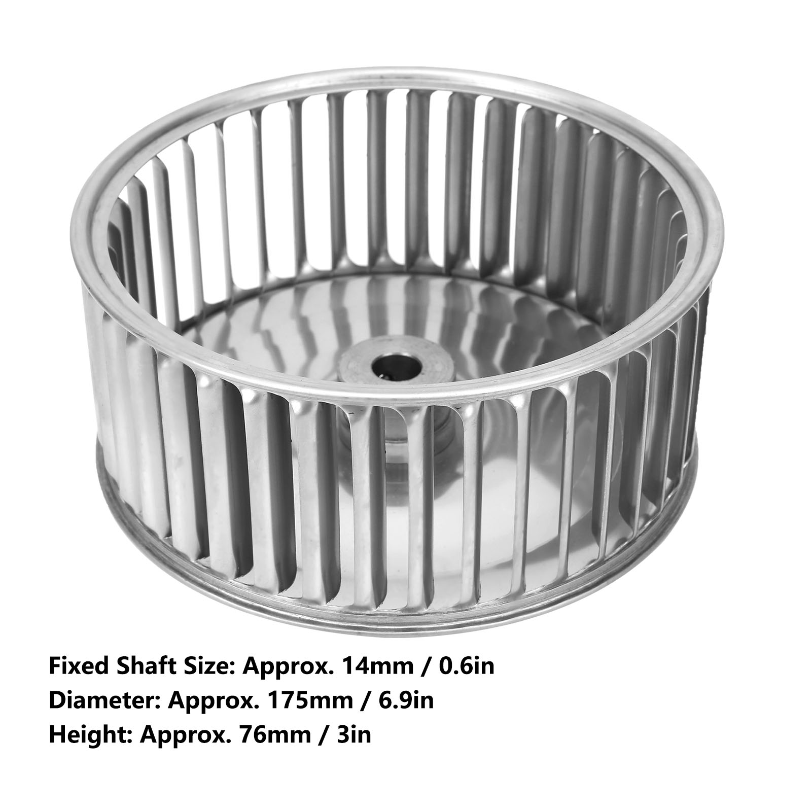 Mehrschaufelige Radialturbine, 7 Zoll (175 X 76 X 14 Mm), Turbine In A-richtung