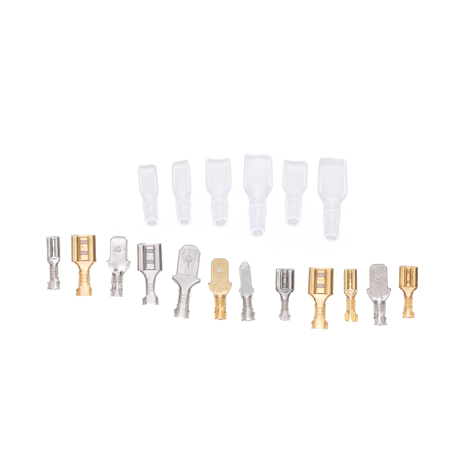 Konvolut Von 540 Klemmen 2,8/4,8/6,3 Mm Gold Und Silber (gängige Kombination)