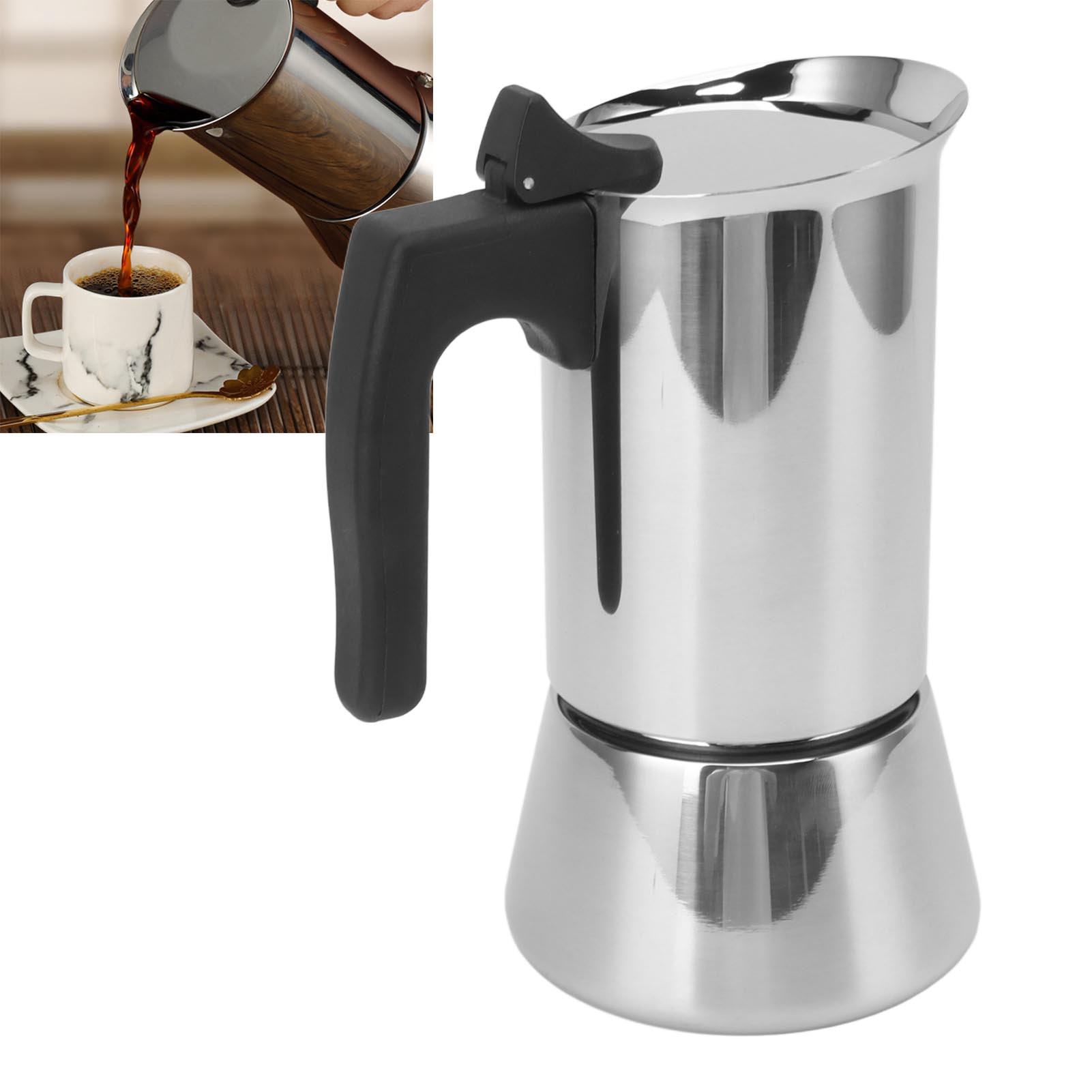 Tragbare Moka-kaffeemaschine Im Europäischen Stil, 6 Tassen (300 Ml).