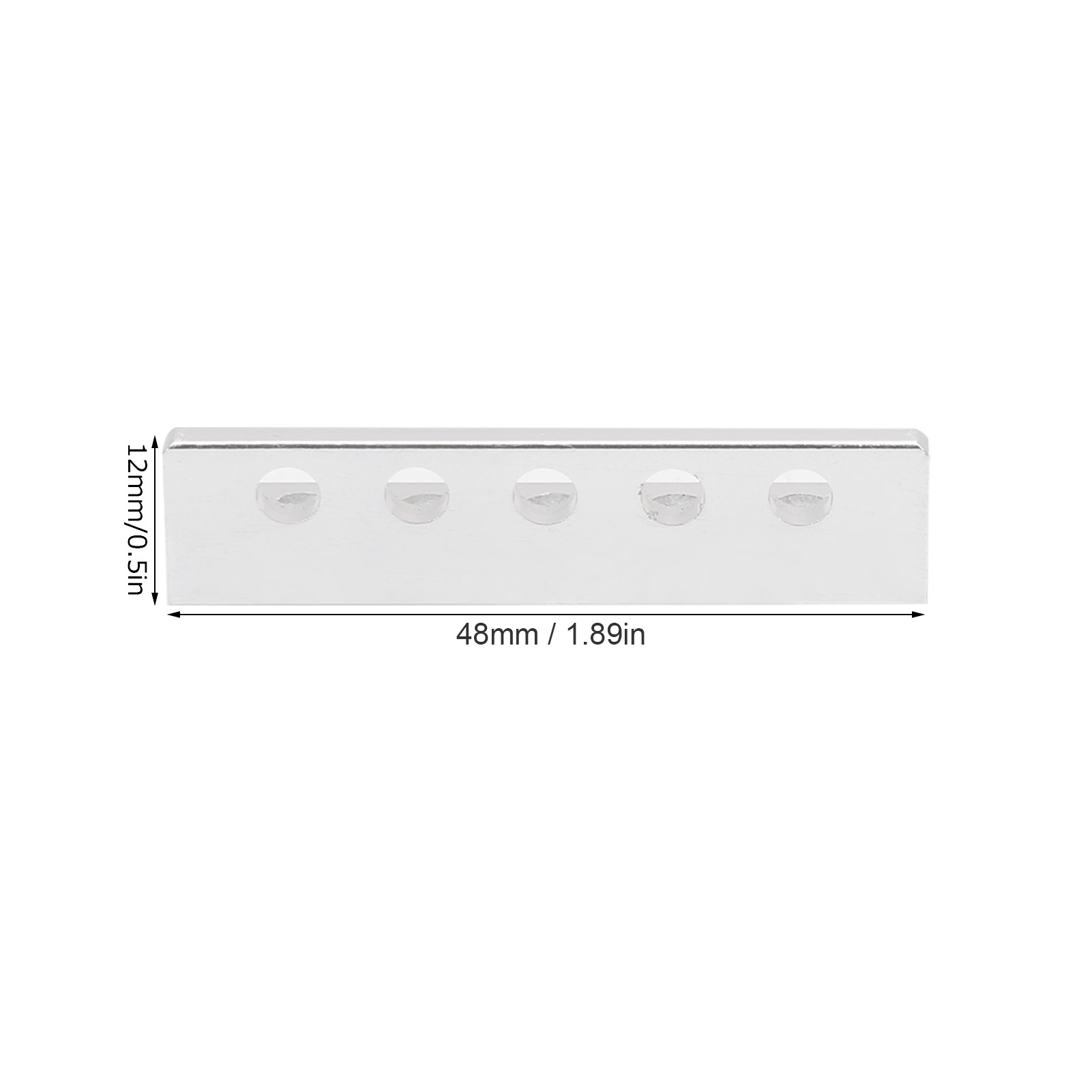 3103-0005-0048 5-loch-l-träger, 12 X 12 Mm