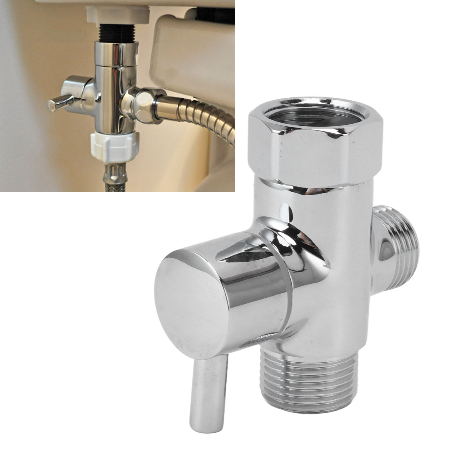 Amerikanisches T-förmiges Wasserkreislauf-umschaltventil, 7/8"-ausgang, 1/2"-eingang