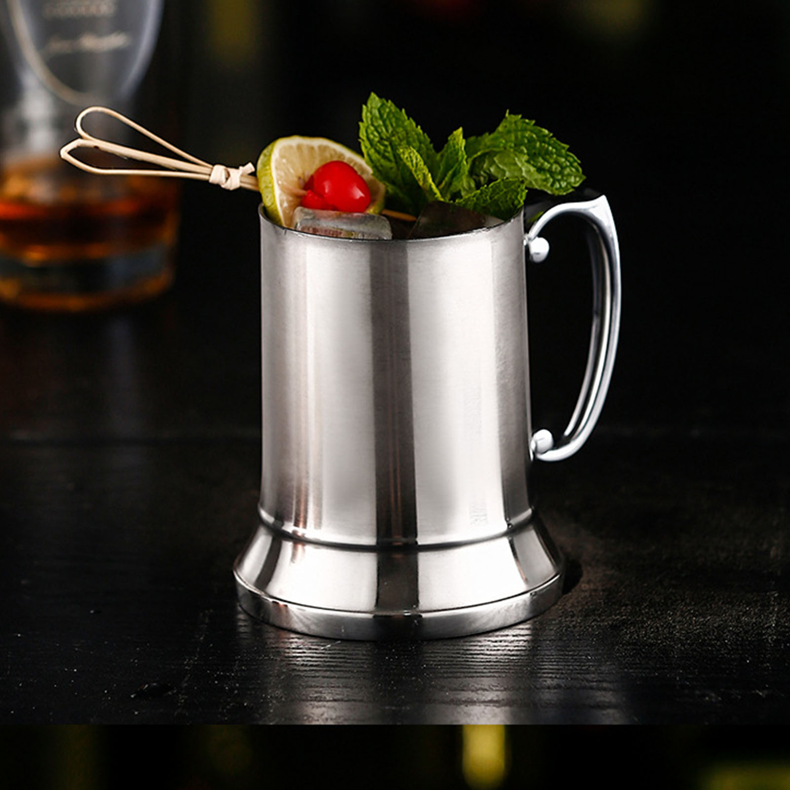 500-ml-flammenglas, Barglas, Cocktail-accessoire, Flammendes Bierglas, Glas Zum Ausgießen Aus Flammen
