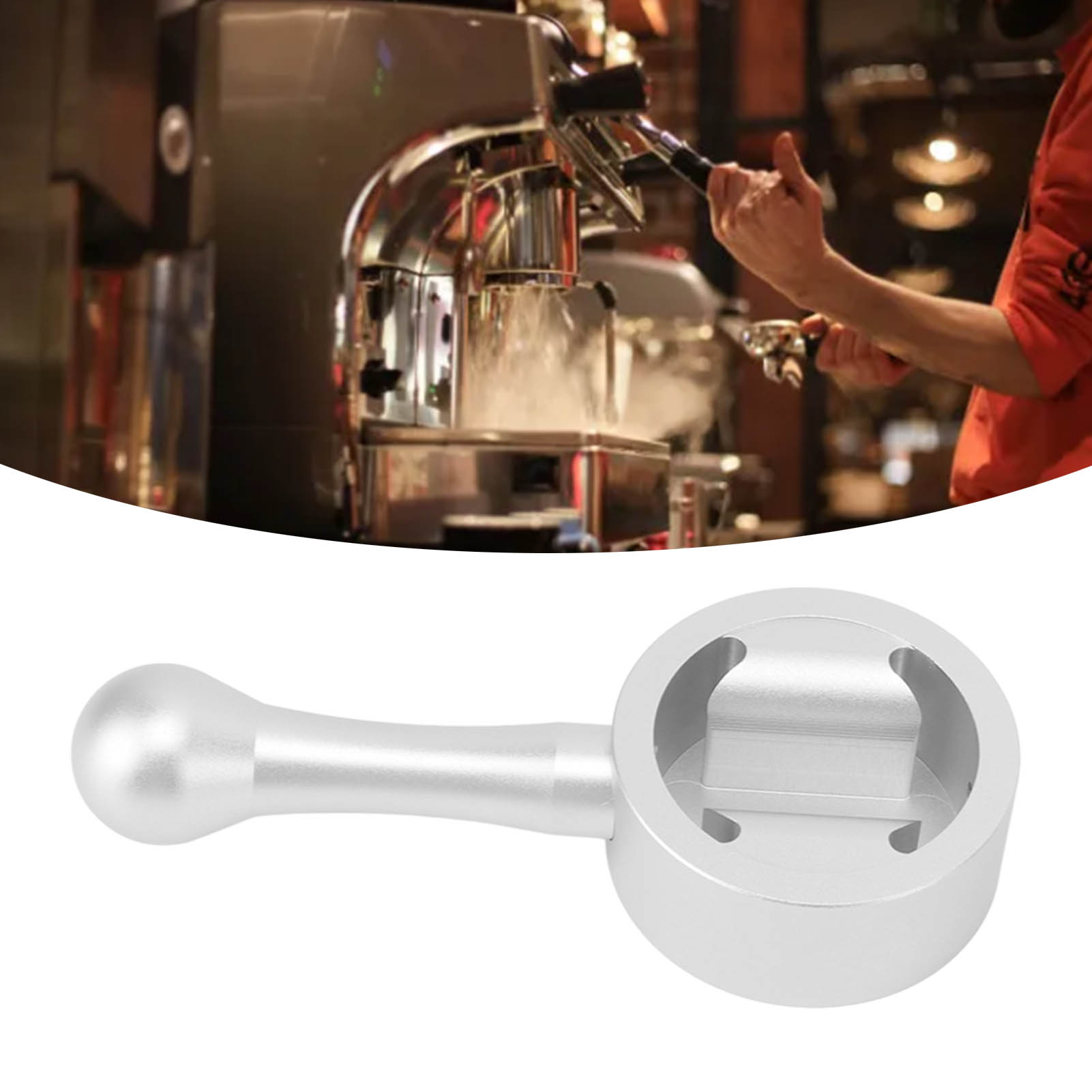 Zubehör Zur Modifizierung Des Griffs Des Dampfknopfes Der Silbernen Kaffeemaschine: Externe, Aufsteckbare Zugstange