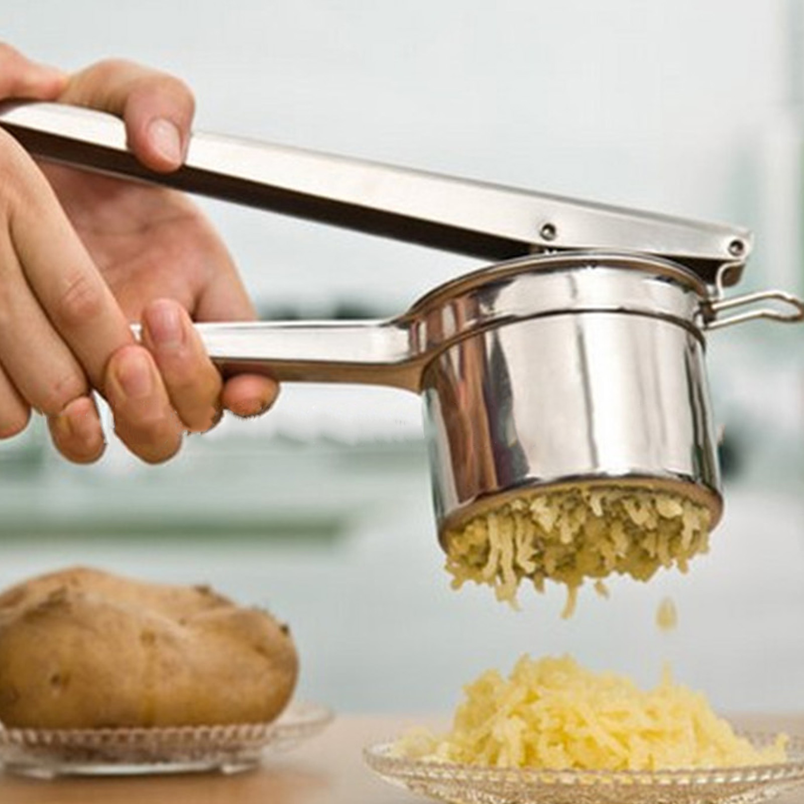 Manueller Kartoffelstampfer, Pommes-frites-maschine, Zitruspresse