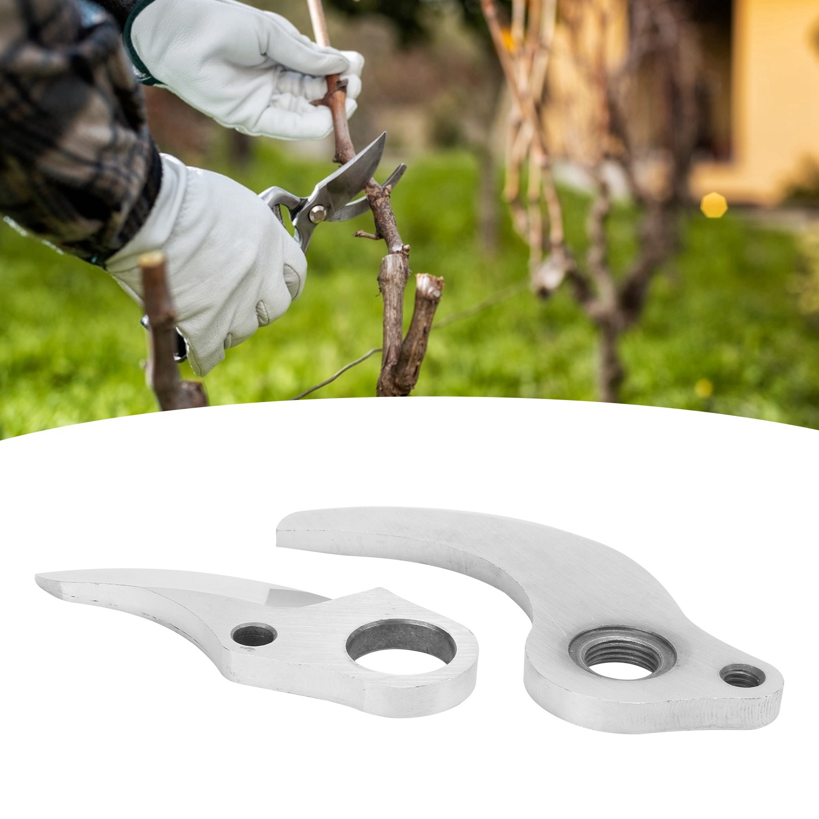 Elektrische Gartenscherenklingen (paar/2 Klingen, 30 Mm) Für Gartenarbeiten.