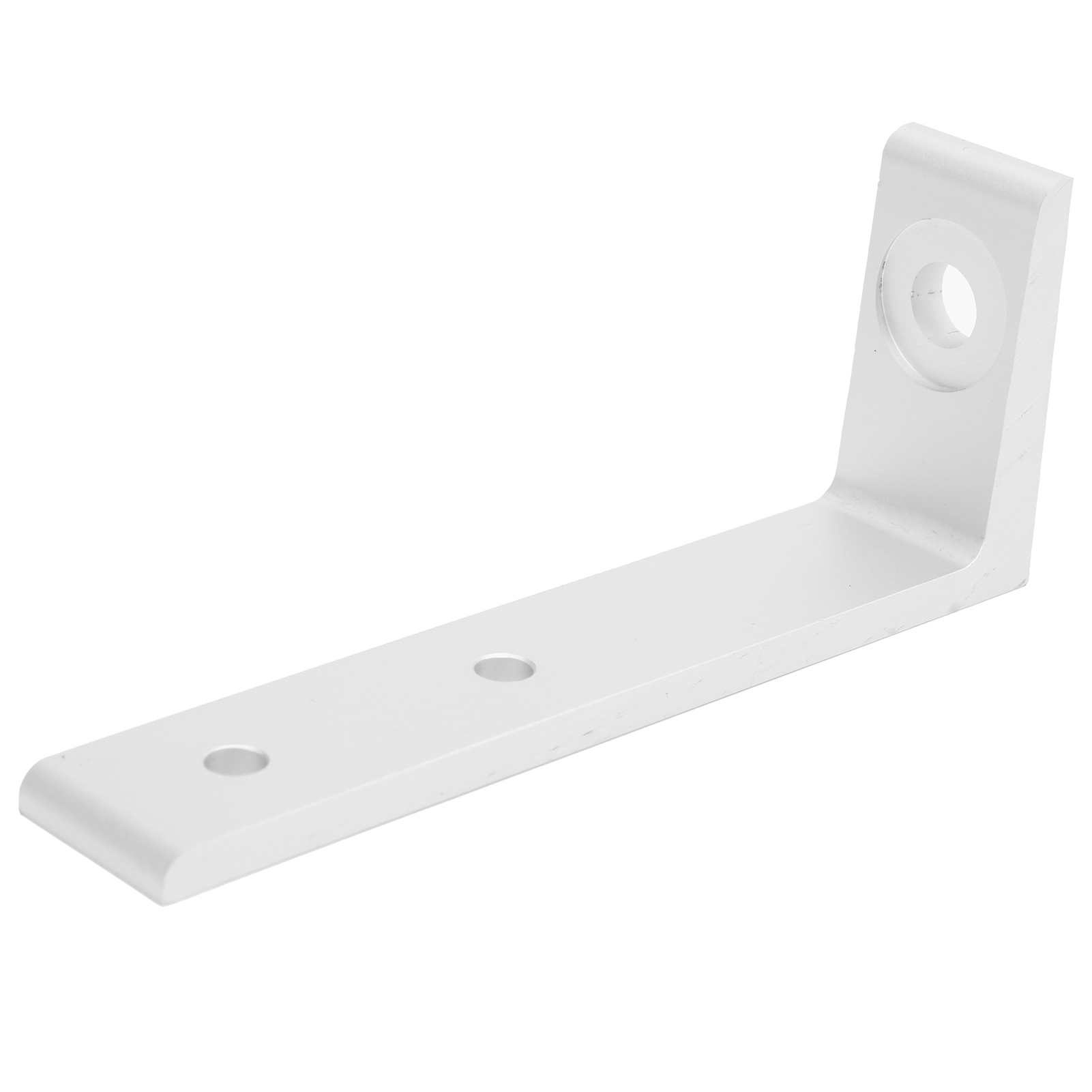 L-förmiges Aluminiumprofil, Quadratischer Sockel, Bodenanker, 3030-einfachnut-zaunsockel – Silber
