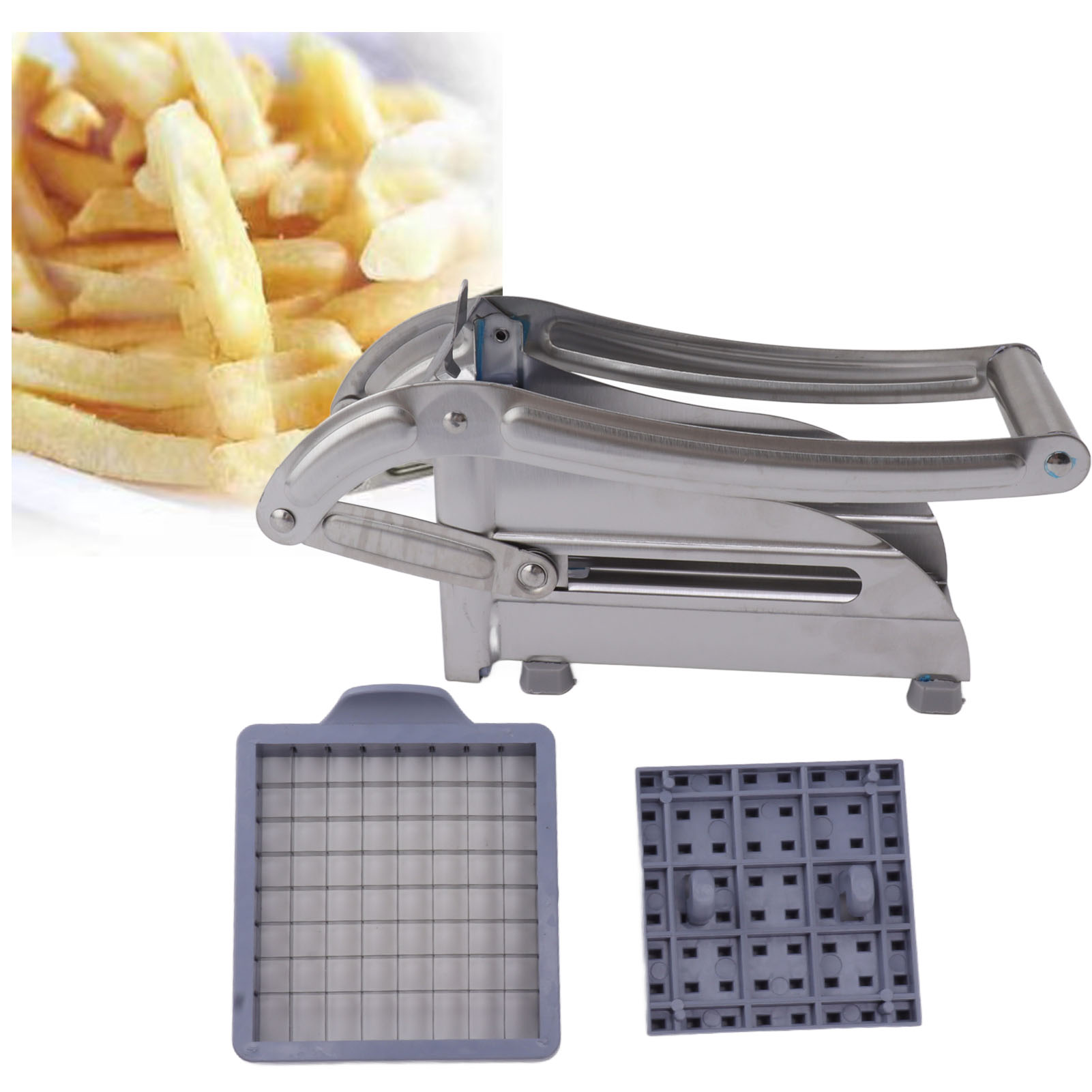 Manueller Kartoffelschneider, Gurken- Und Kartoffelschneider, Rutschfestes Edelstahlband, Pommes-frites-werkzeug