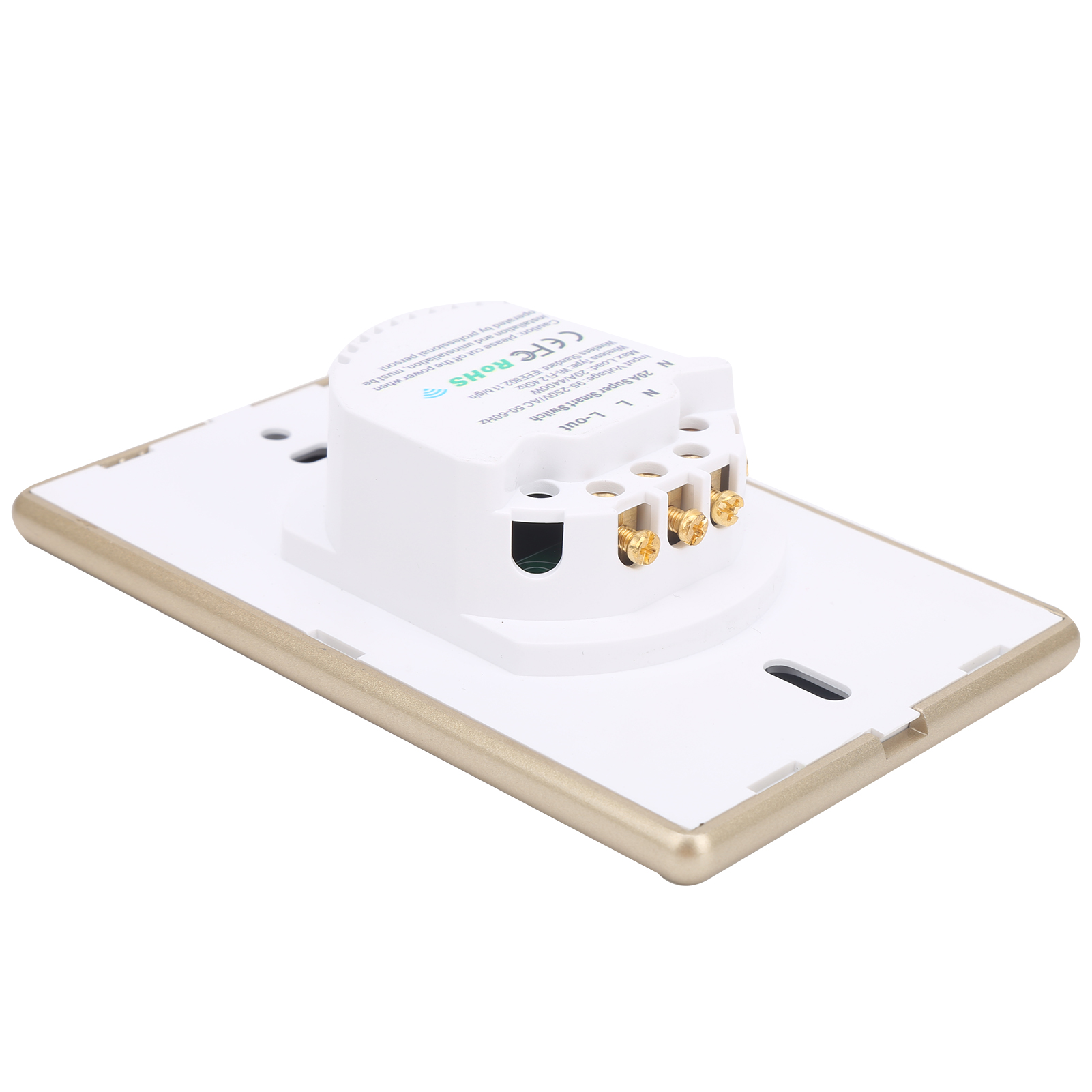 Intelligente Schalter, Die Den Eu- Und Uk-standards Entsprechen, Mit Drahtloser Fernbedienung Und Wifi-fernbedienung, 95-250v Ac.