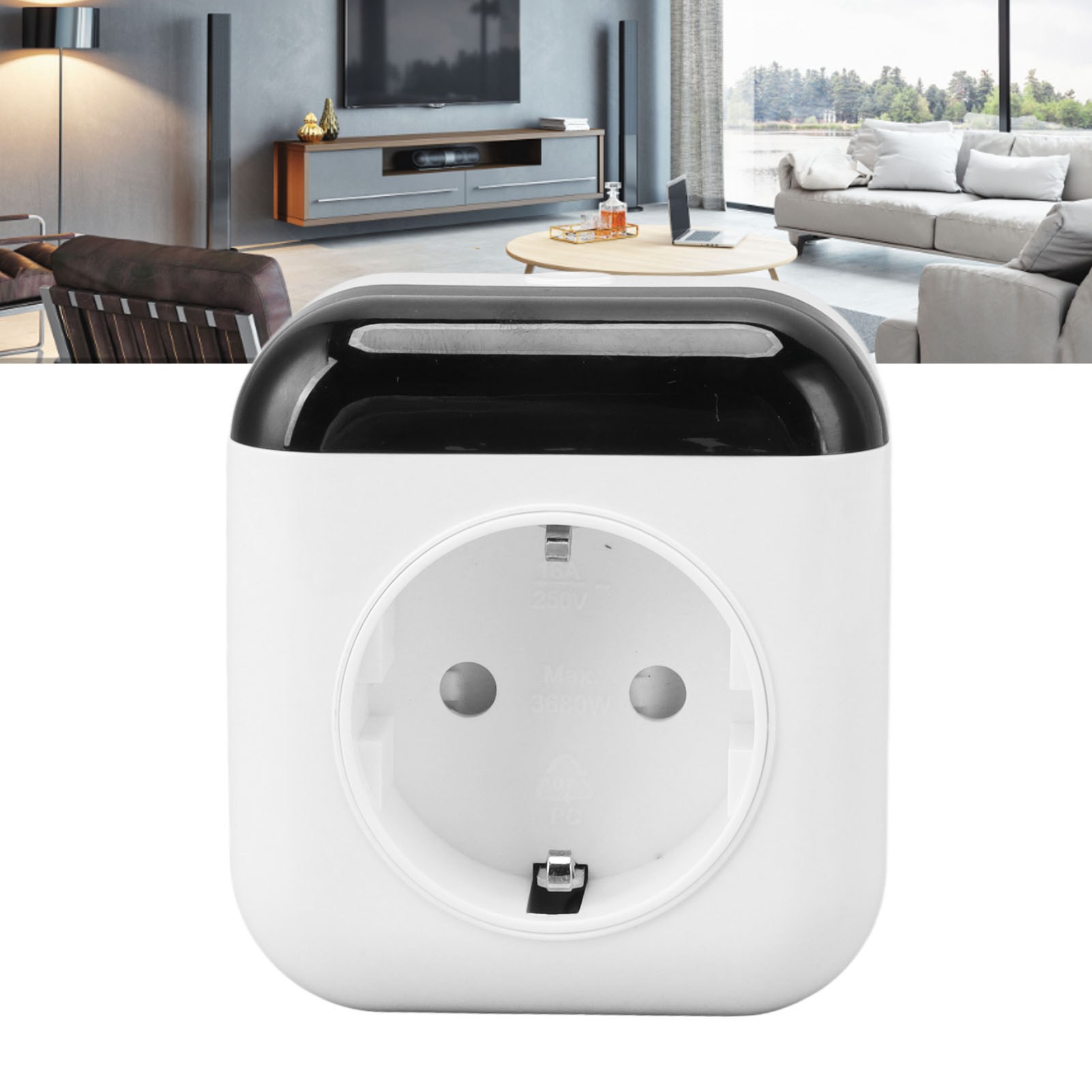 Programmierbarer Wlan-thermostat Mit Intelligenter Steckdose, Drahtloser Temperaturregelung Per App Und Kompatibilität Mit Alexa Und Google Assistant.