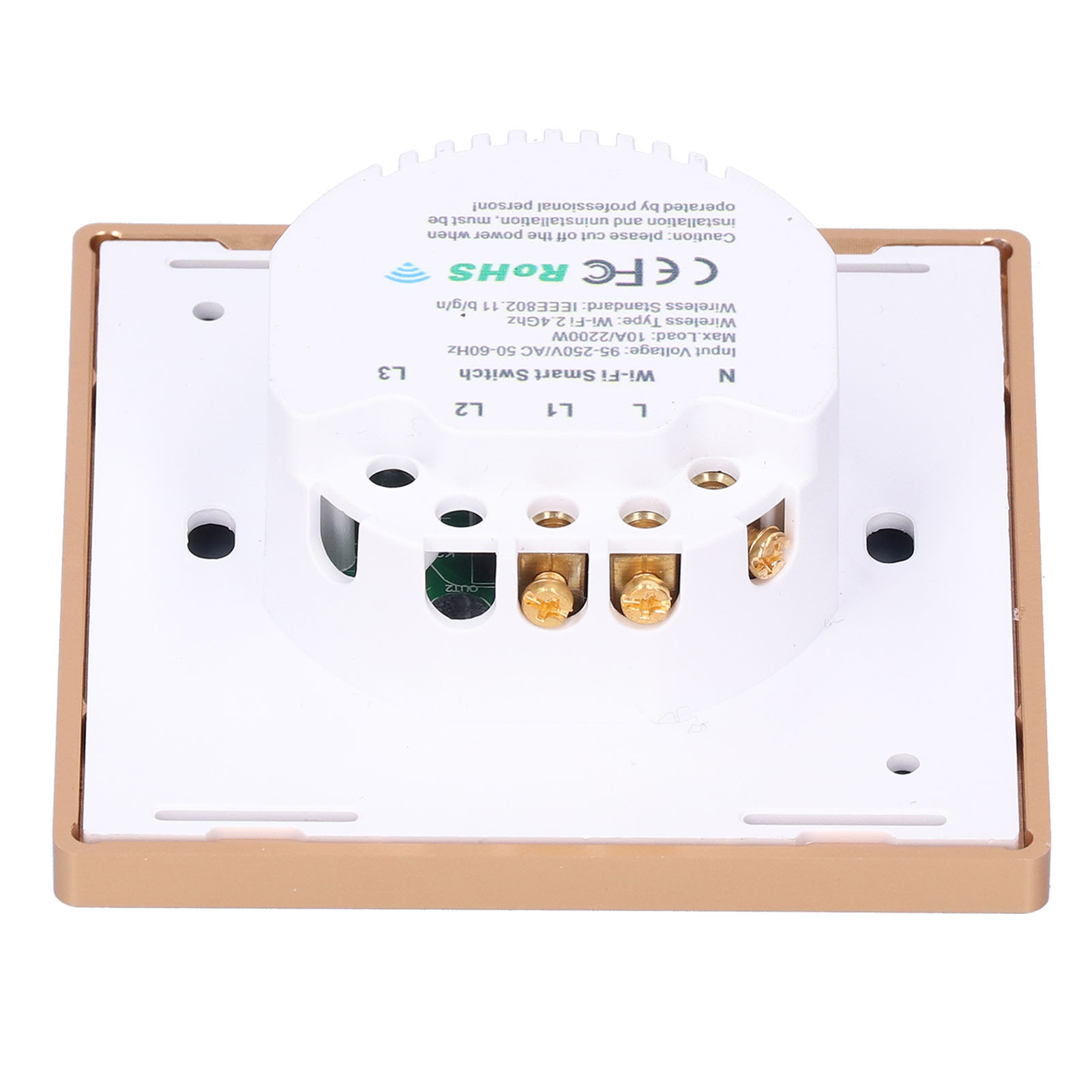 Intelligenter 2200-w-schalter, Britischer Standard 95–240 V Wechselstrom, Wlan-fernbedienung, Berührungsschalter S103-1