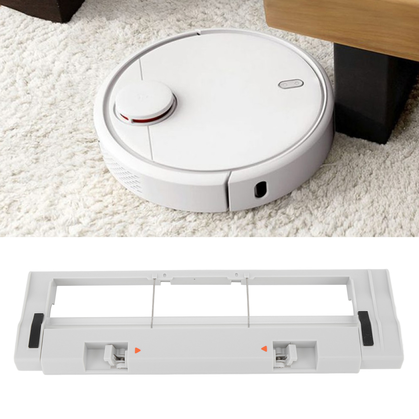 Zubehör Kompatibel Mit Dem Xiaomi Mijia 1c/f9/d9/1t Saugroboter: Hauptbürstenabdeckung, Rotationsbürstenabdeckung Und Ablage (weiß).