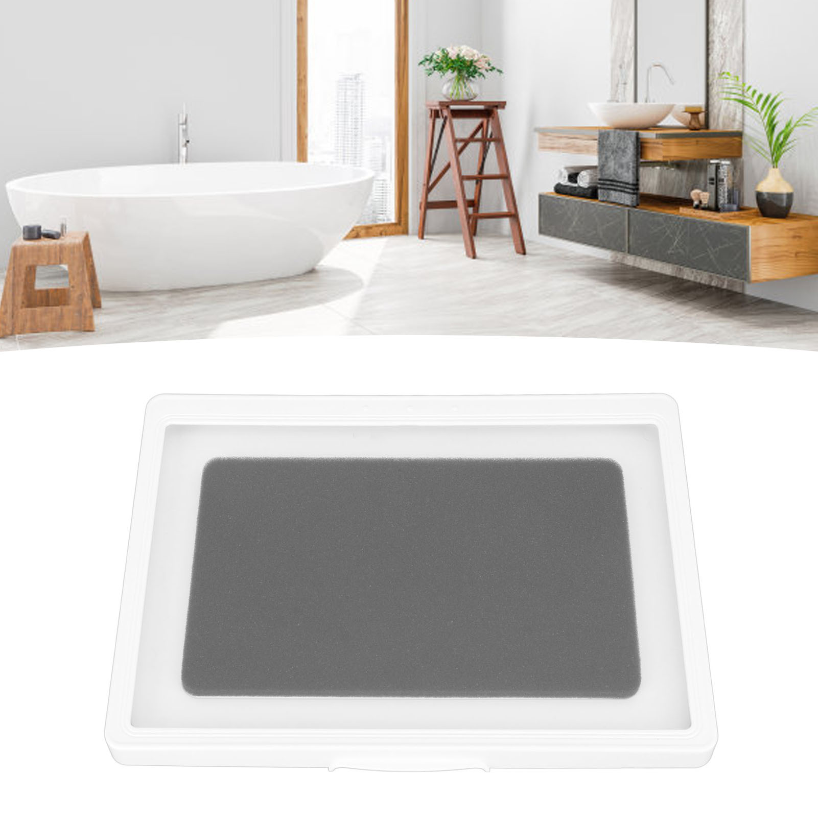 Wasserdichter Handyhalter Fürs Badezimmer, Drehbarer Ständer, Weißes Tablet-ablagefach Fürs Badezimmer