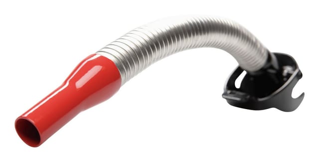 Ausgießstutzen f.Benzin L.380mm B.68mm rot-schwarz H.60mm 330g Valpro