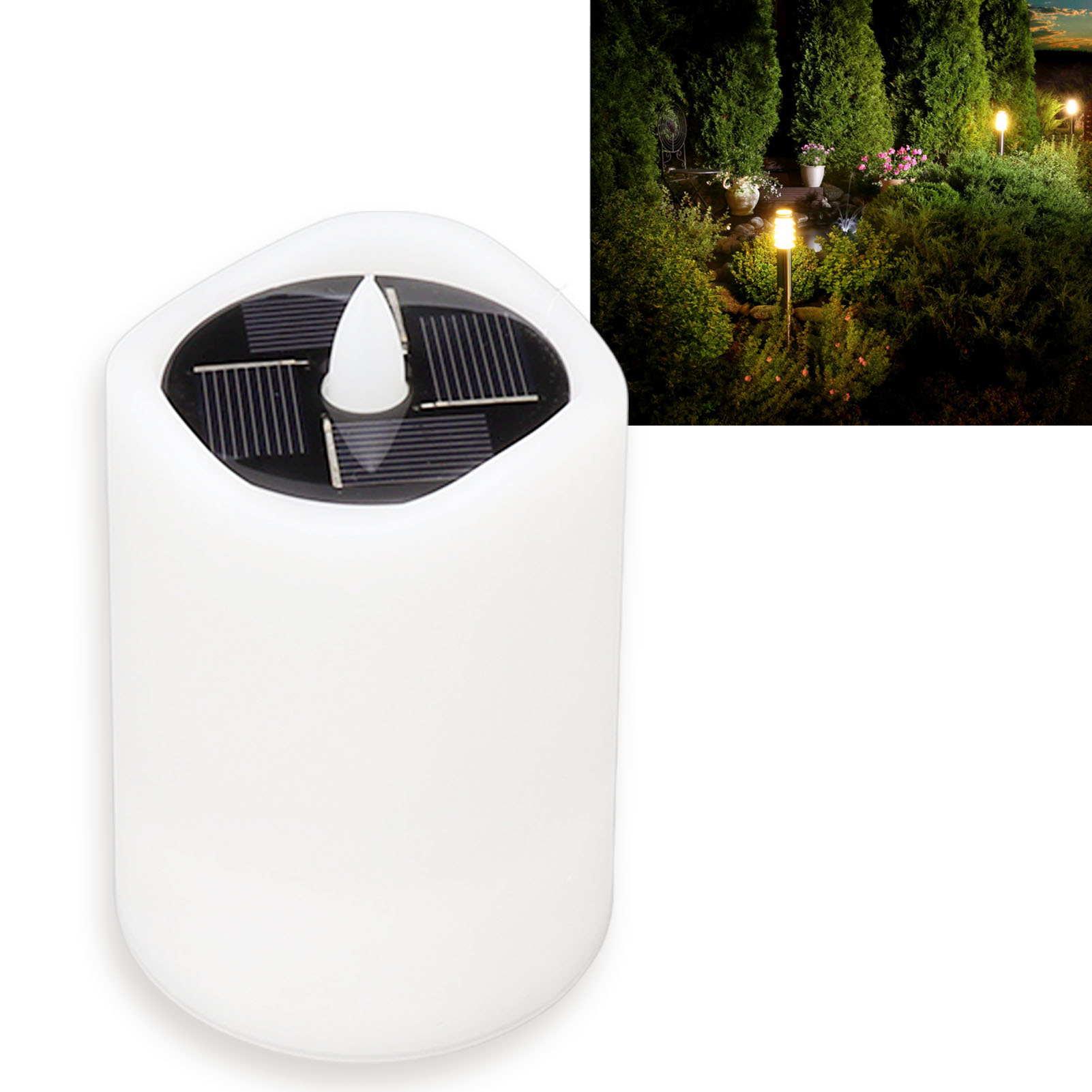 Dekorative Solarleuchten Für Innenhöfe, Led-solarlaternen, Solarbeleuchtung Für Innenhöfe, Solarkerzen.