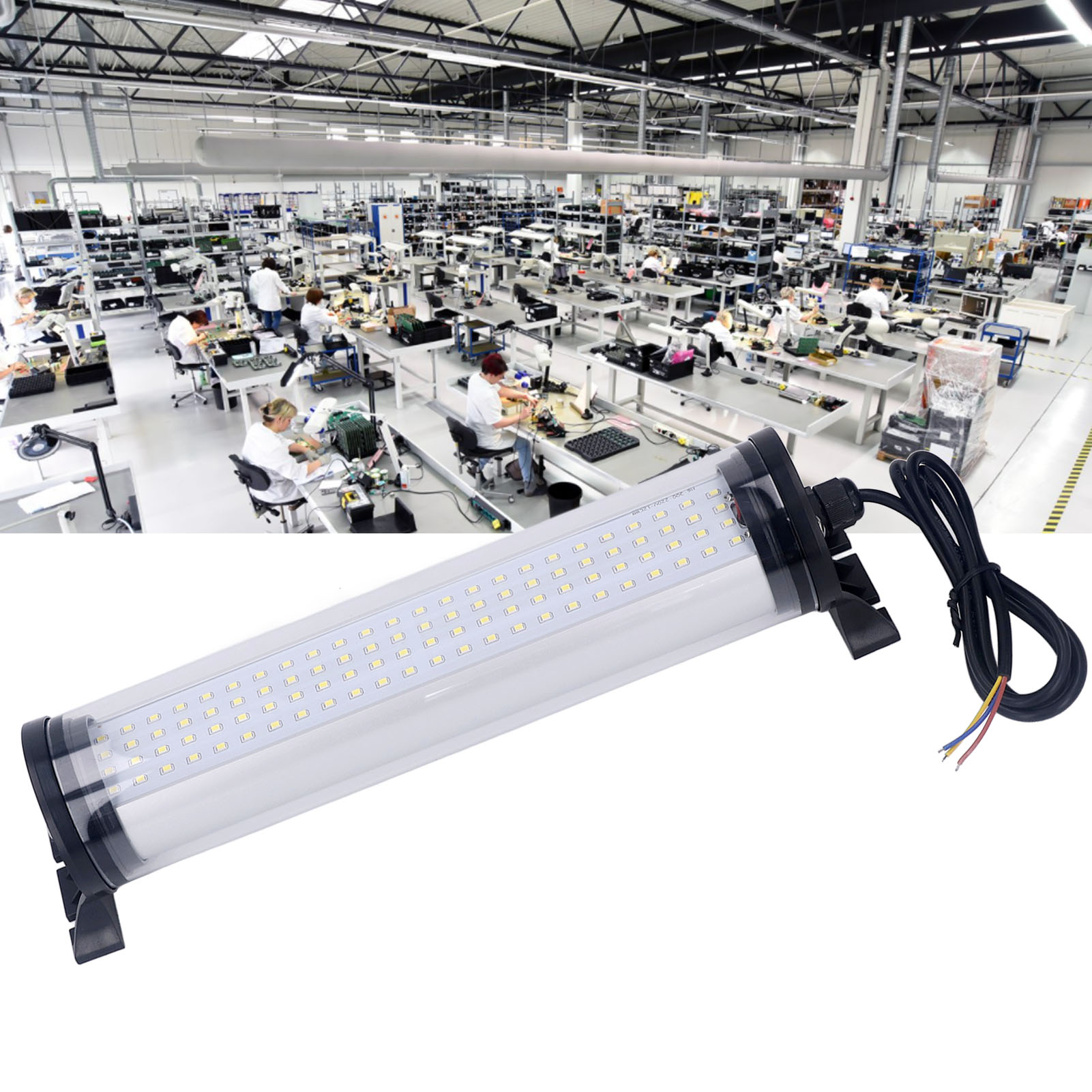 Led-arbeitsleuchte, Explosionsgeschützte Led-röhre, Ip66 Wasserdicht, 1050 Lm, 10 W, Ideal Für Werkstätten, Garagen Und Maschinenhallen.