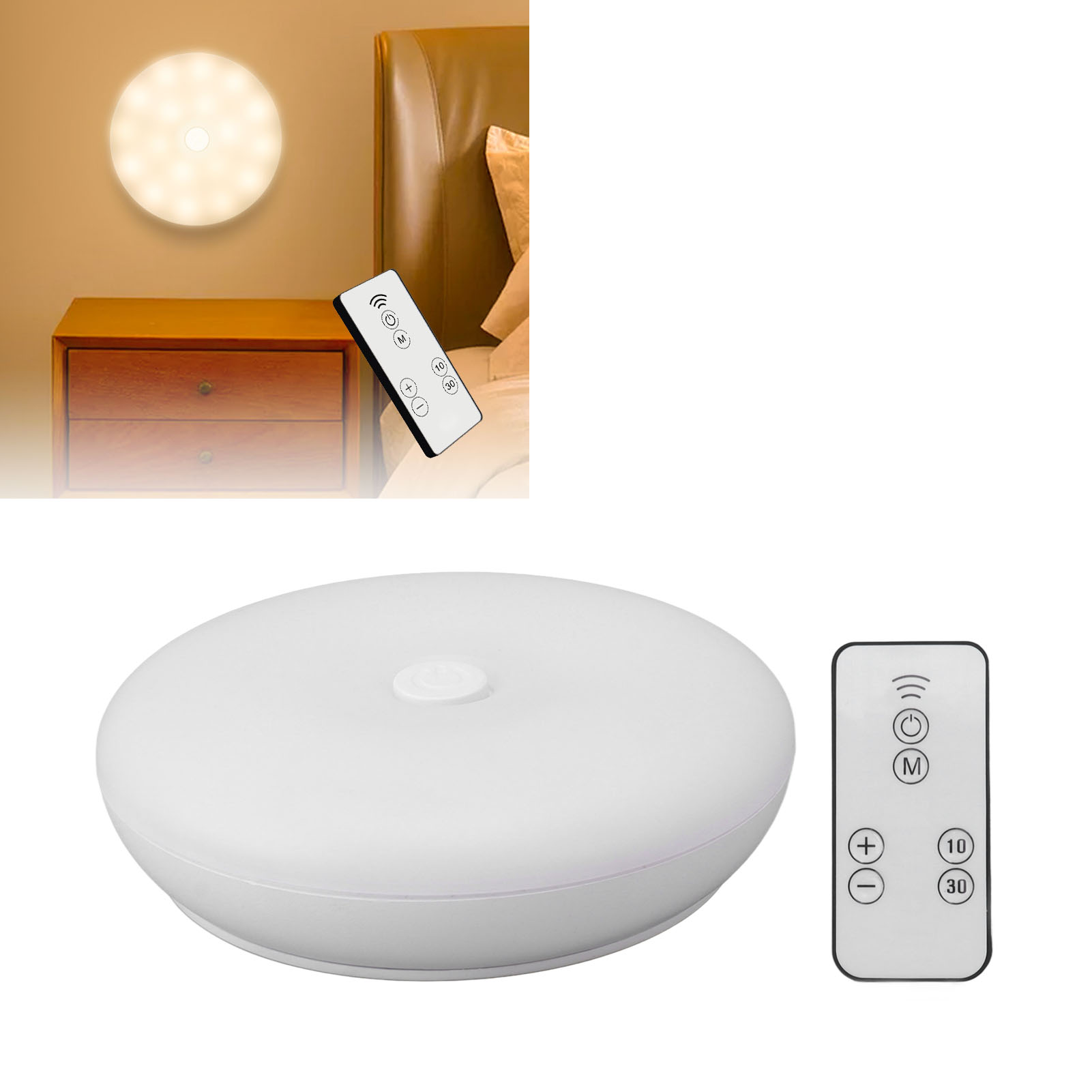 Minimalistische 3,7-v-wandleuchte, Ideal Für Schlafzimmer, Nachttische, Wohnzimmer Und Flure. Ein Modernes, Schlichtes Und Kreatives Nachtlicht, Das Kabellos Ist, Ultrahelles Licht Spendet Und Keine B