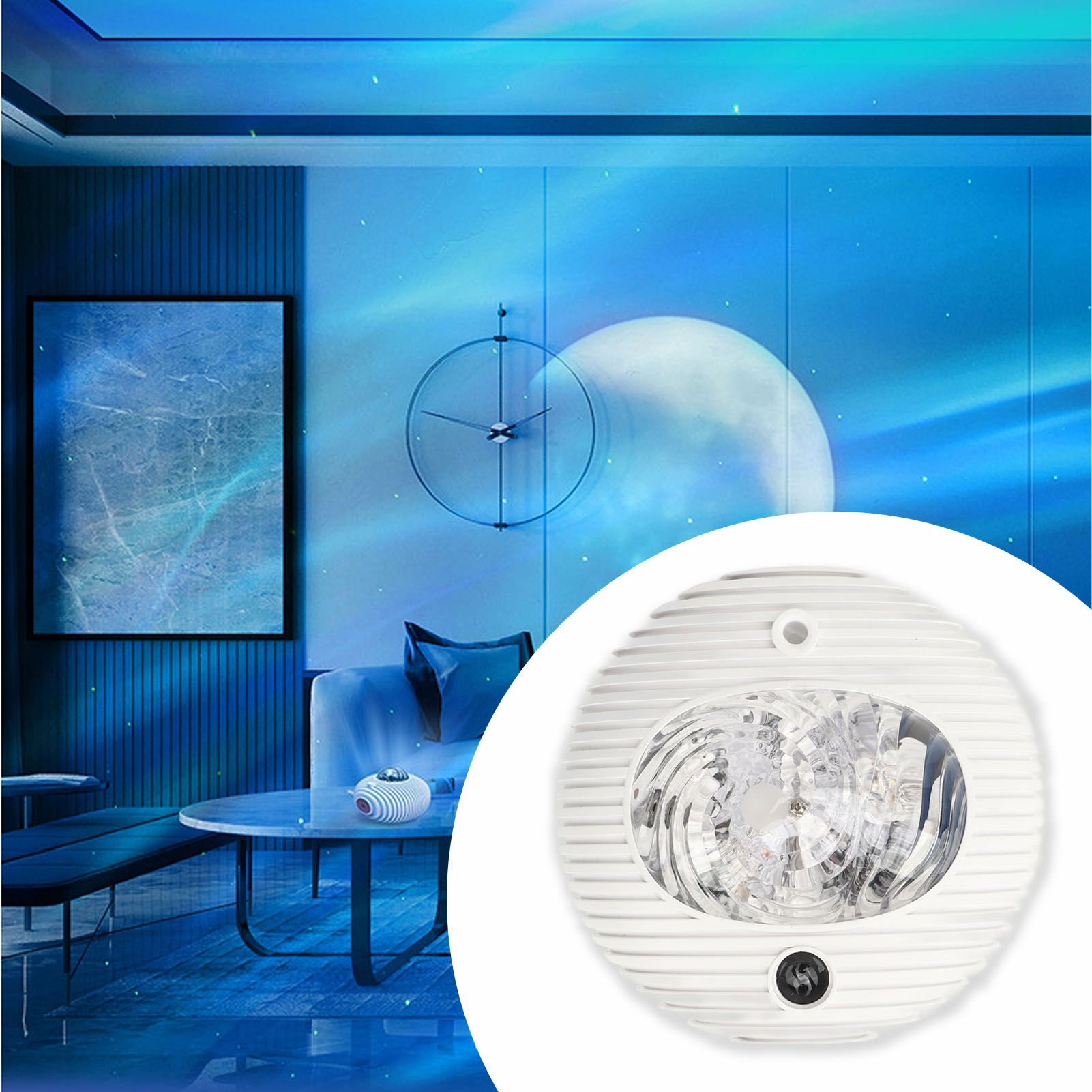 Wiederaufladbarer Ufo-projektor, Sternenhimmel-projektor Fürs Schlafzimmer, Sternenhimmel-stimmungslicht, Rgb-projektor