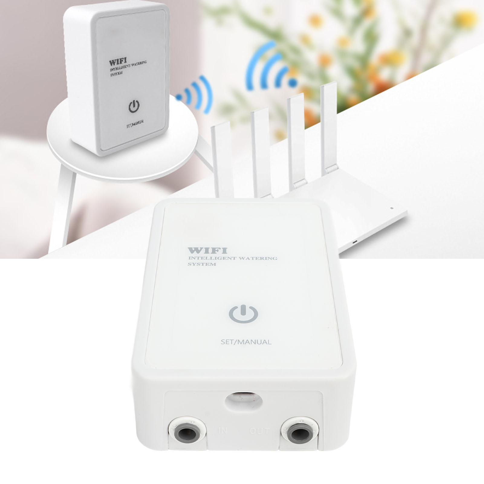 Automatisches Wlan-bewässerungsgerät, Intelligentes Bewässerungssystem Mit Zeitschaltuhr Für Pflanzen Und Sukkulenten, Praktisches Tropfbewässerungssystem Für Den Innenbereich Zur Verwendung Zu Hause.