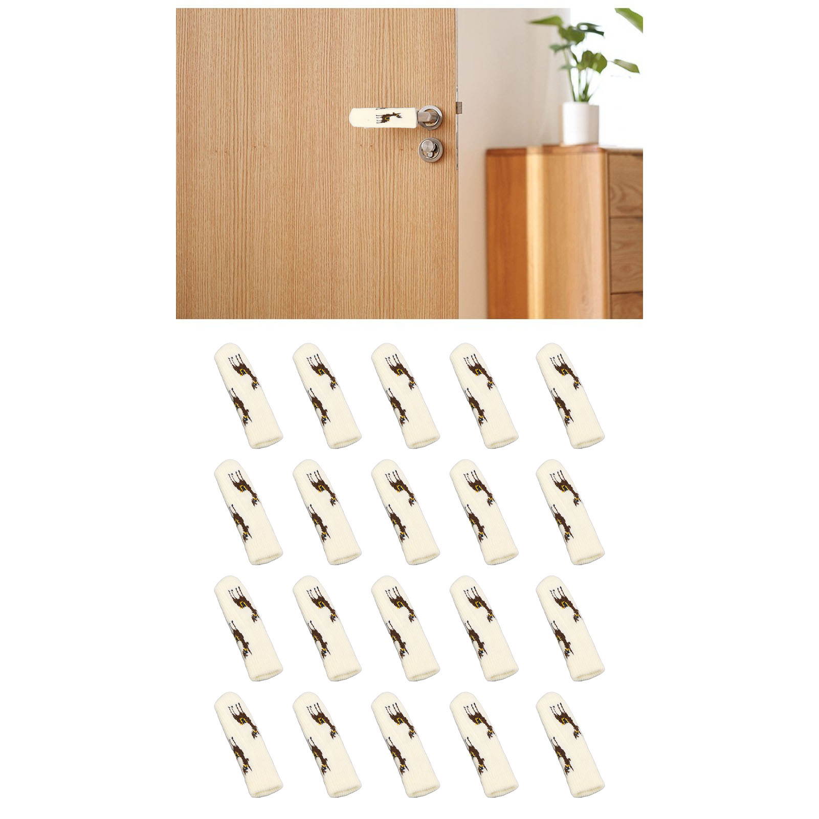 20 Stück/verkauf Von Dicken, Doppellagigen Strick-schutzhüllen Für Hocker- Und Tischbeine, Für Holzböden, Tischbeine, Hockerbeine Und Stuhlbeingleiter.