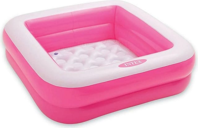Intex Babypool Play Box Pool, Farblich Sortiert, 85 x 85 x 23 cm, Sortierte Farben