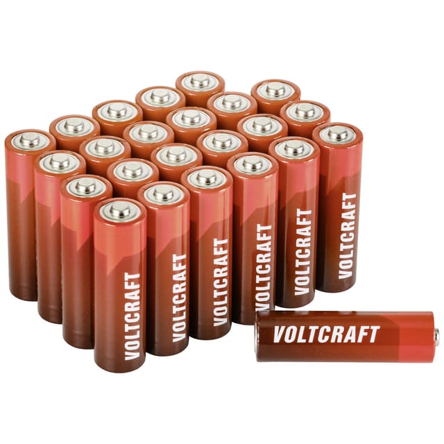 Voltcraft - Industrial LR6 Mignon (AA)-Batterie Alkali-Mangan 3000 mAh 1.5 v 24 St.